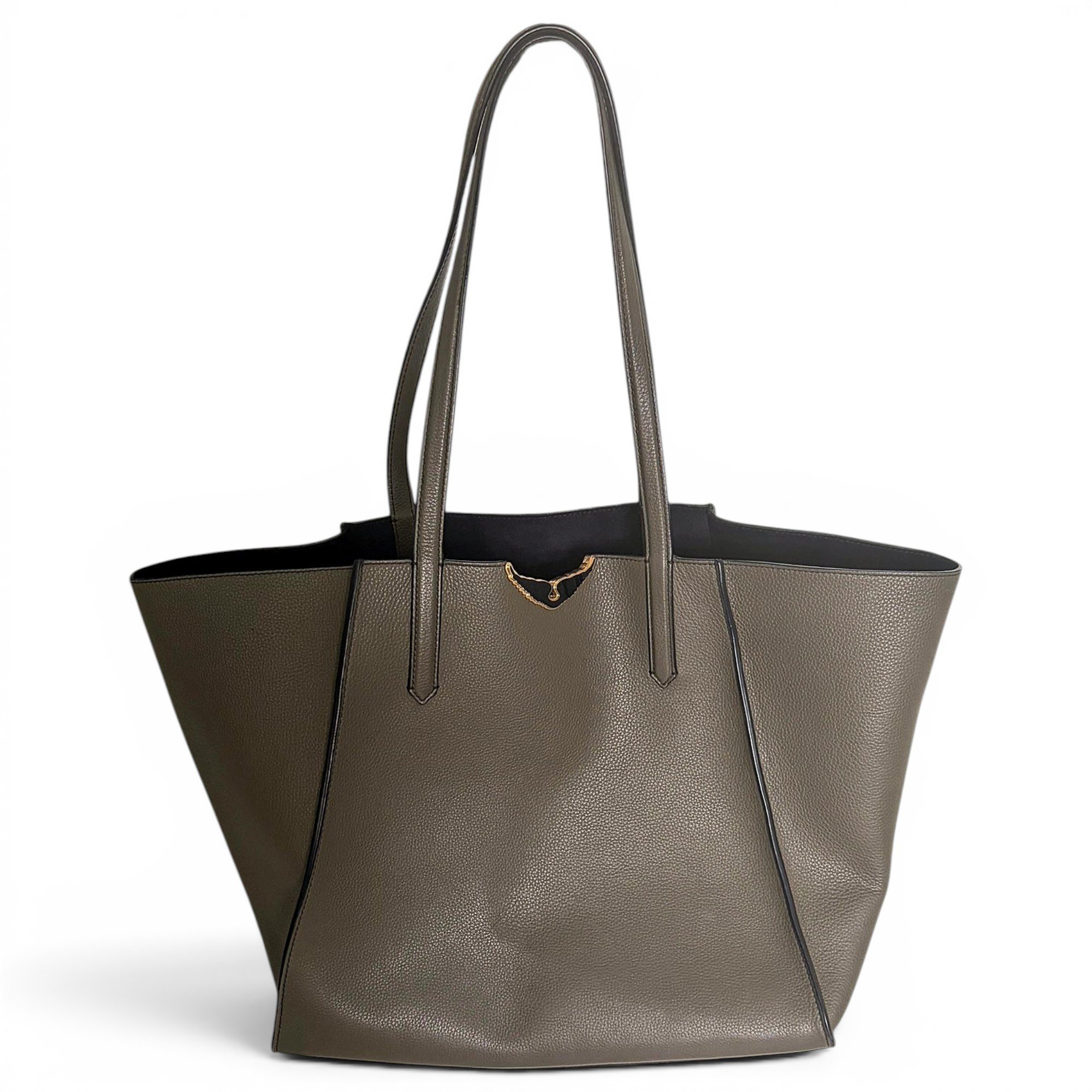 Leather tote