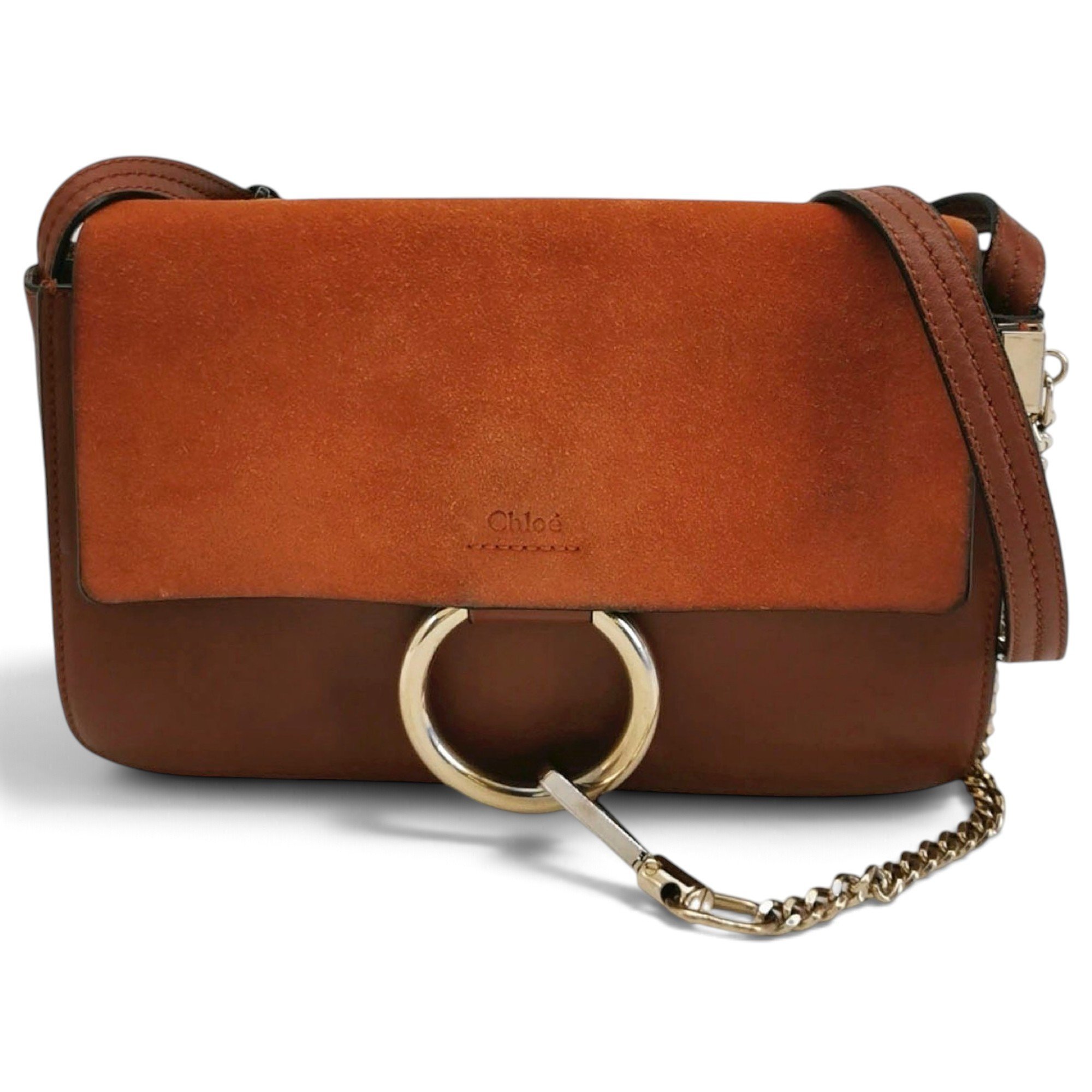 Faye leather crossbody bag
