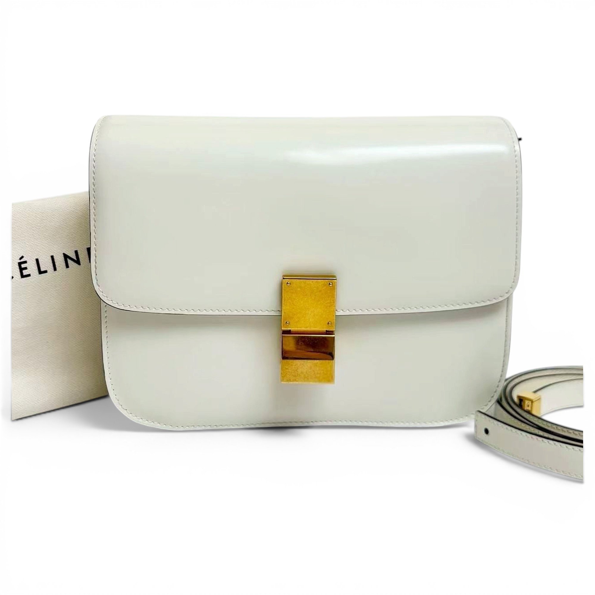 Classic leather handbag