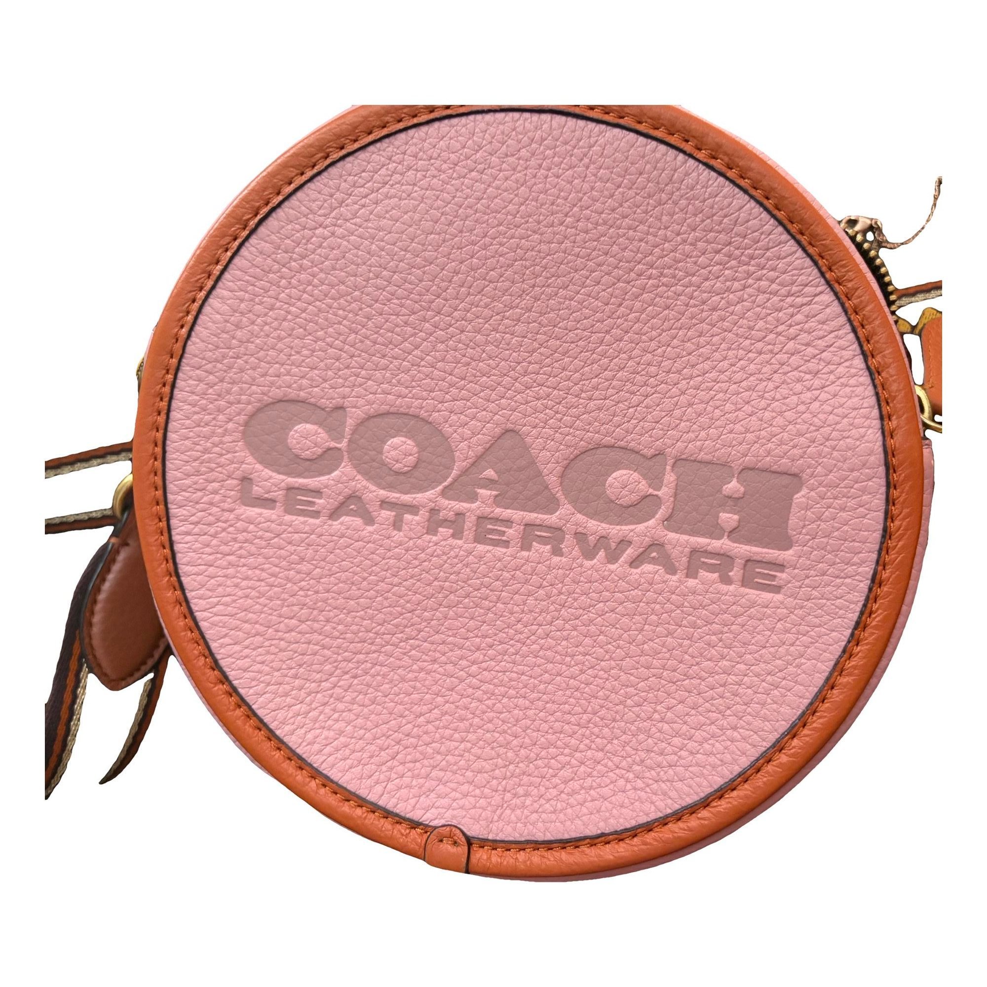Canvas Courier Crossbody leather crossbody bag