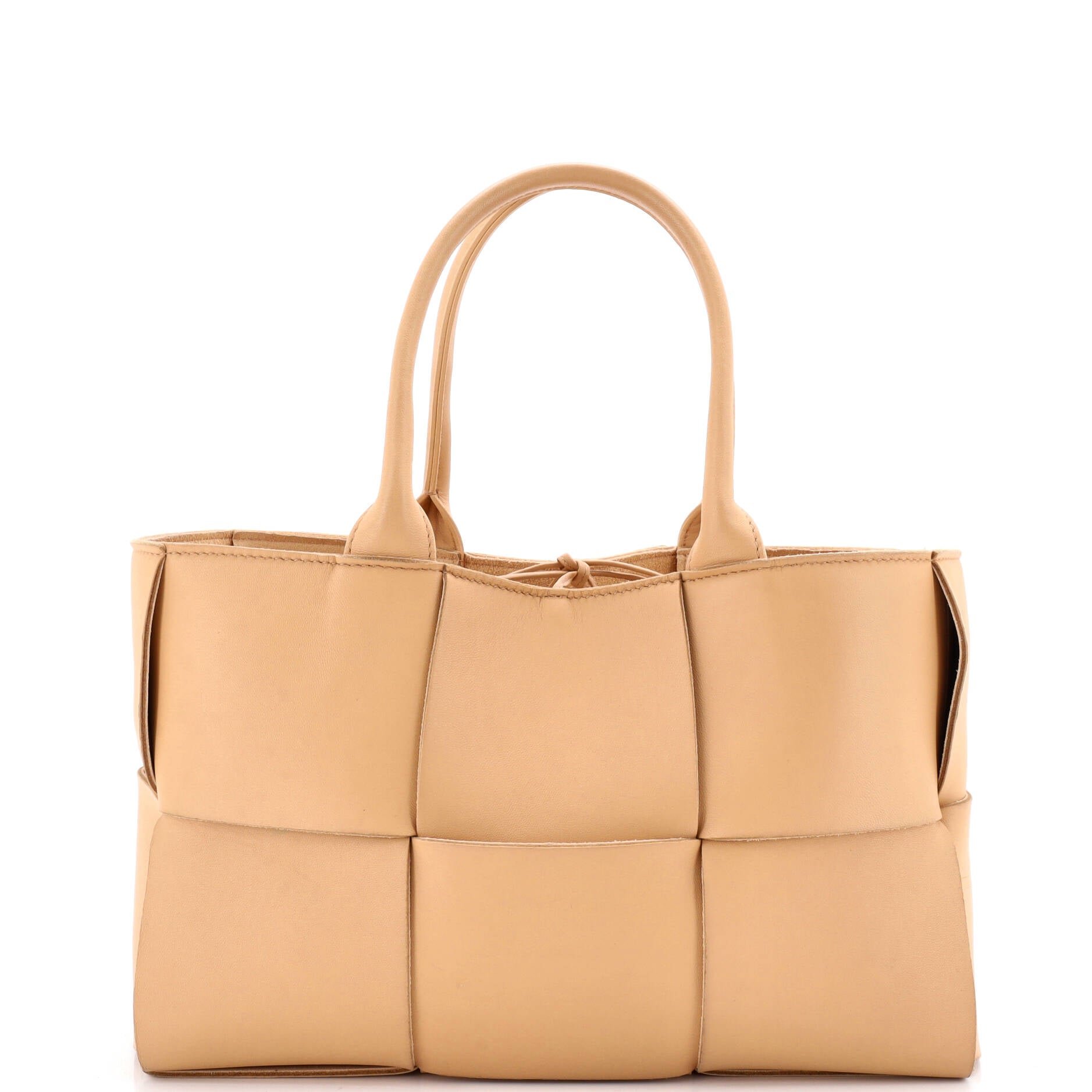 Bottega Veneta Arco Tote Maxi Intrecciato Leather Small