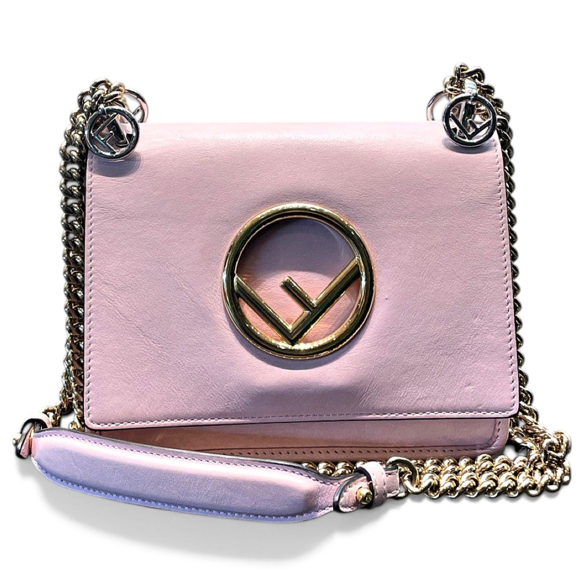 Kan I Logo leather handbag