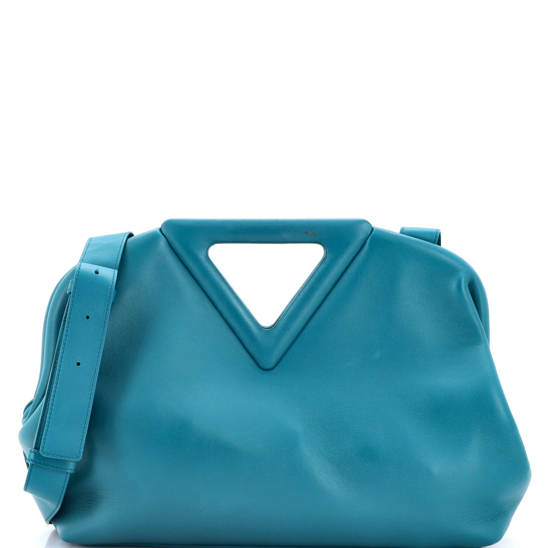 Bottega Veneta Point Shoulder Bag Leather Medium