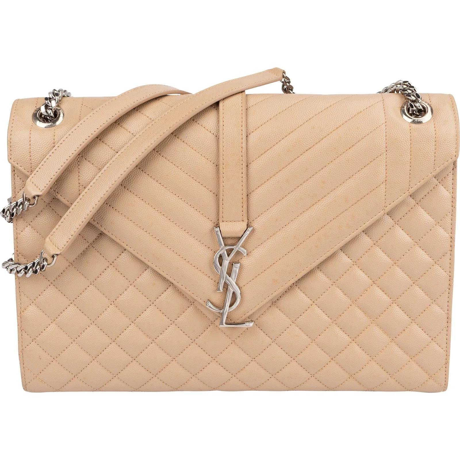 Envelope leather crossbody bag