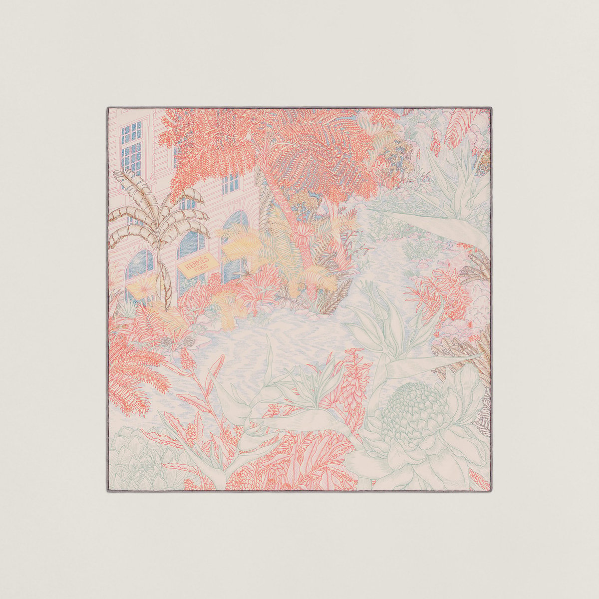 Faubourg Tropical Detail scarf 45