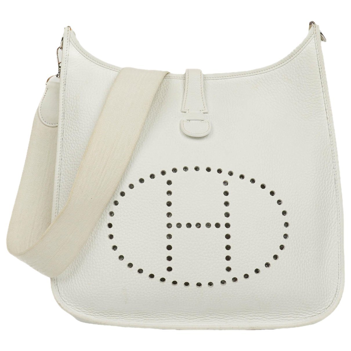 Hermes Evelyne Handbag Clemence Leather 2003
