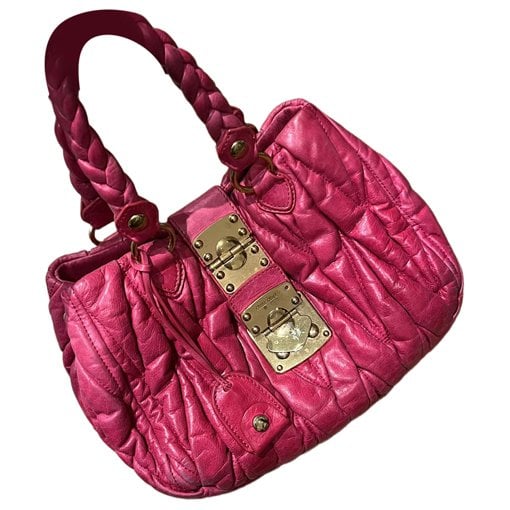 Miu Miu Matelassé leather handbag