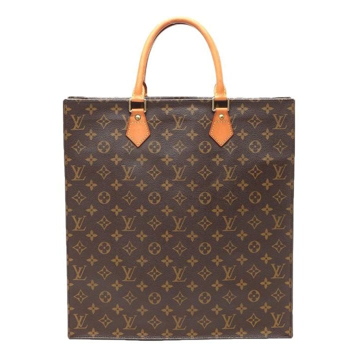 Plat leather tote