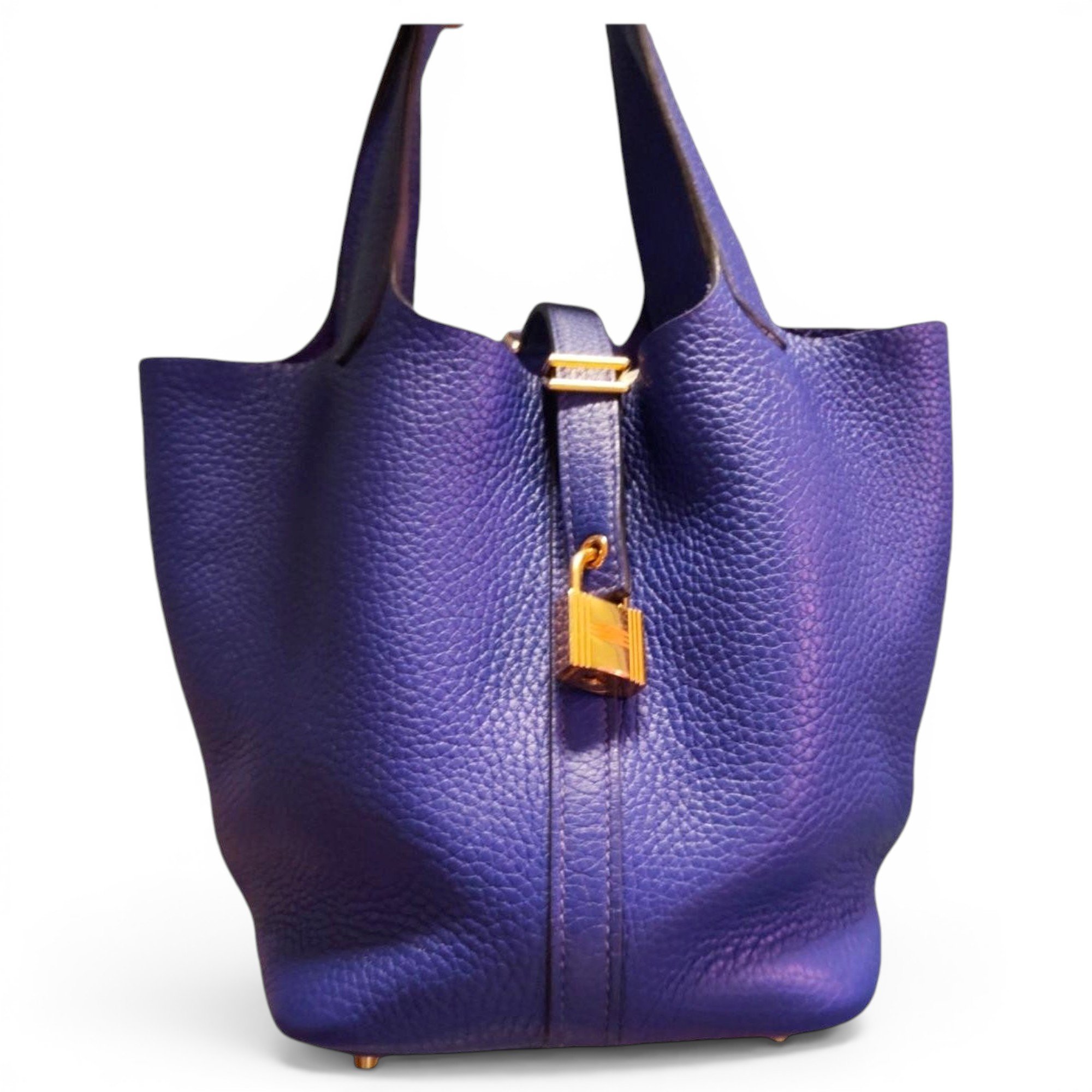 Picotin leather handbag