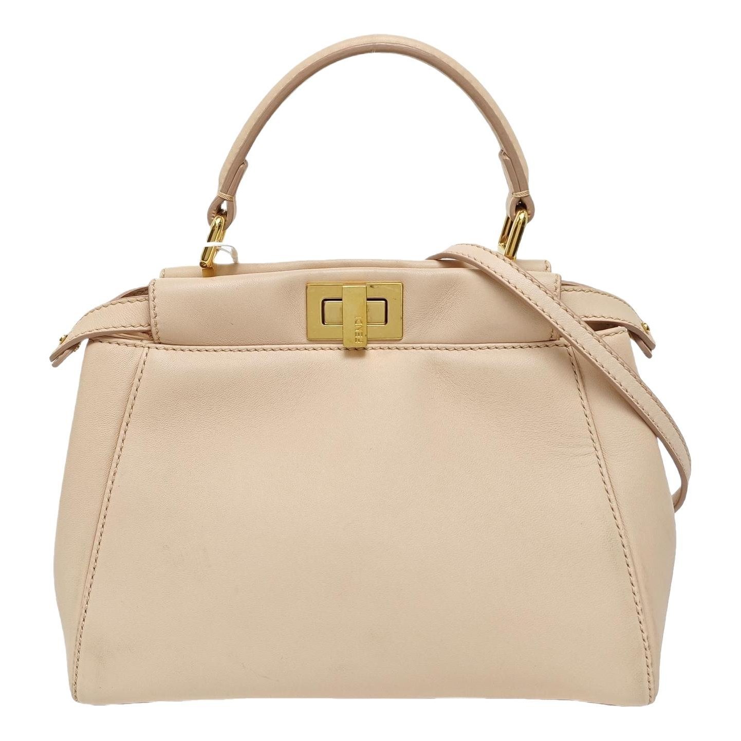 Peekaboo leather handbag