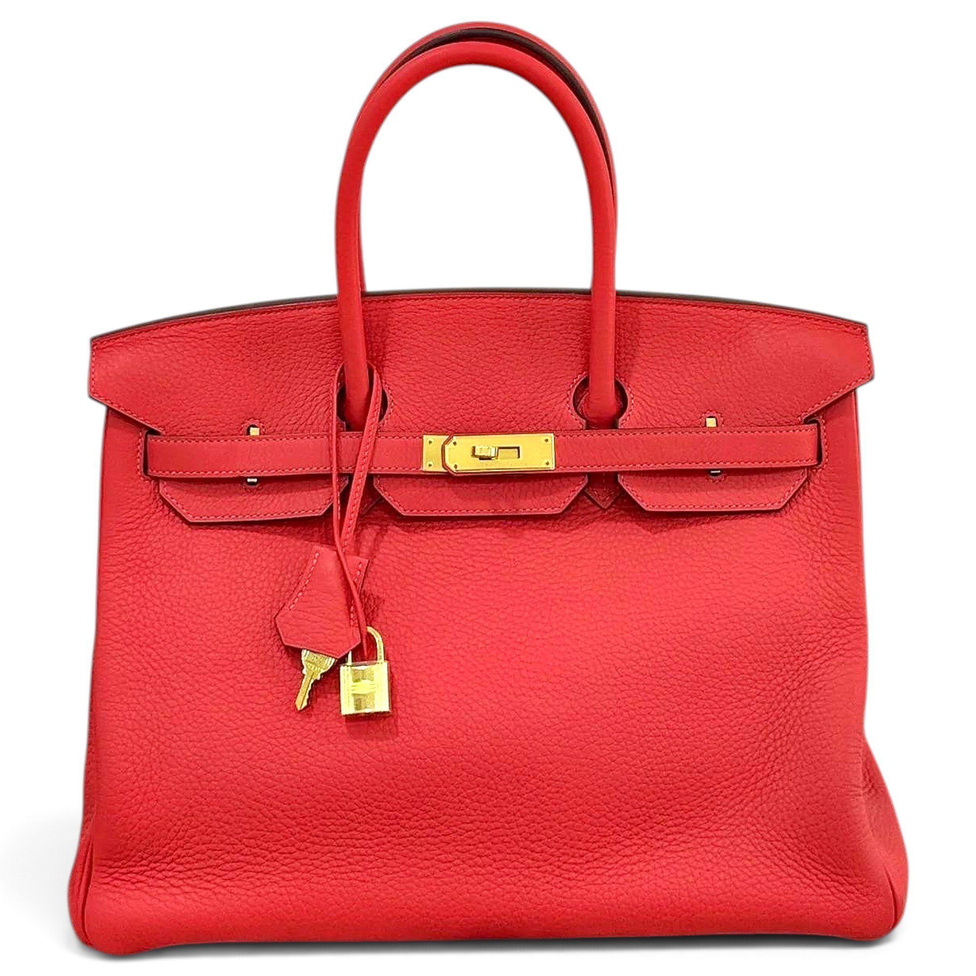 Birkin 35 leather handbag