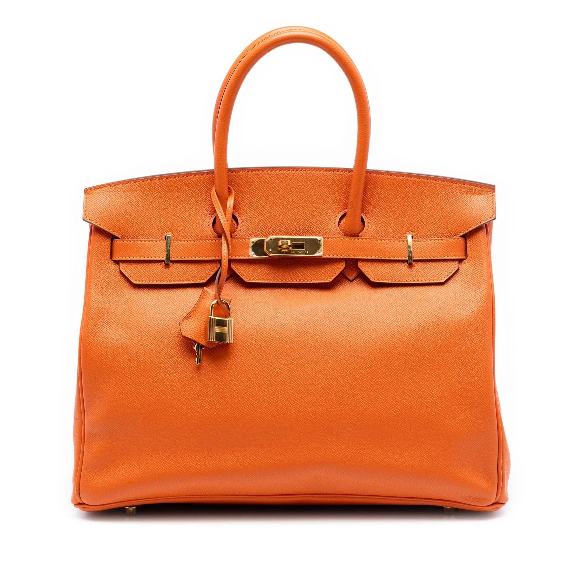Birkin 35 leather bag
