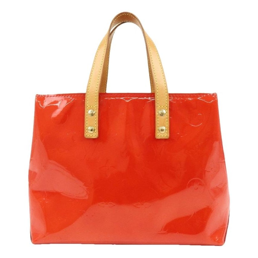 Patent leather handbag