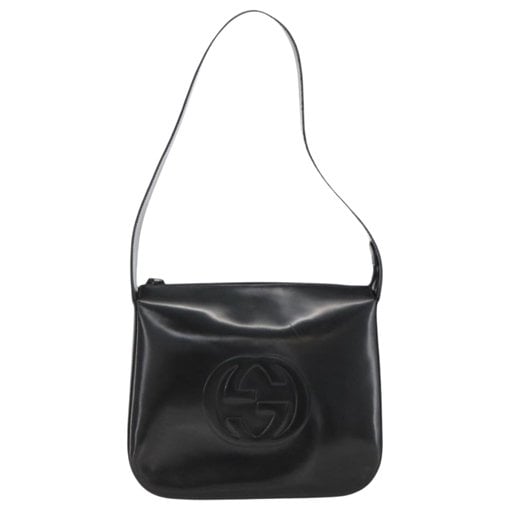 Patent leather handbag