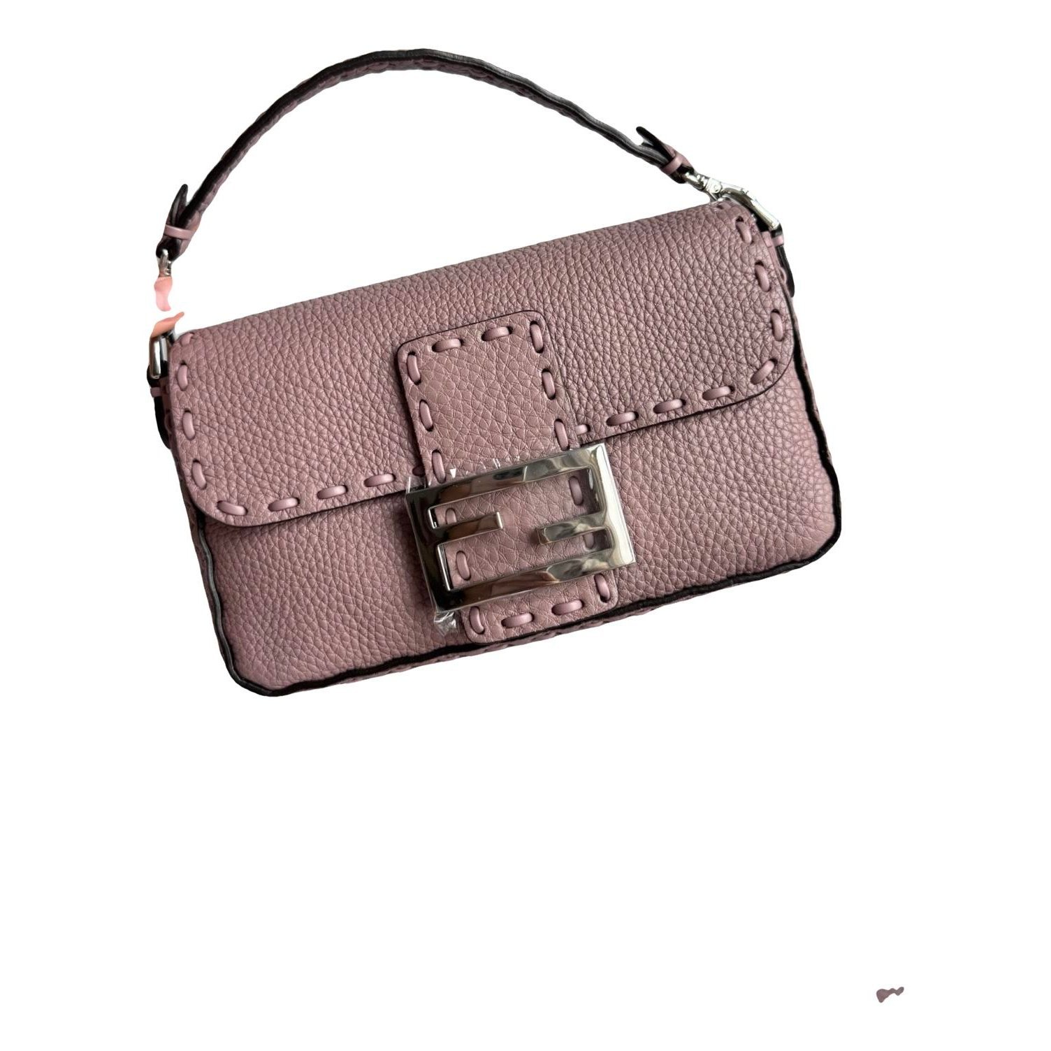 Baguette leather handbag
