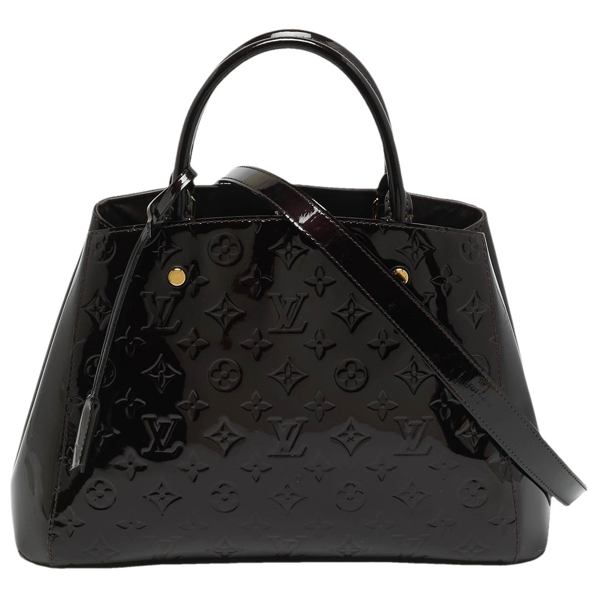 Montaigne patent leather satchel