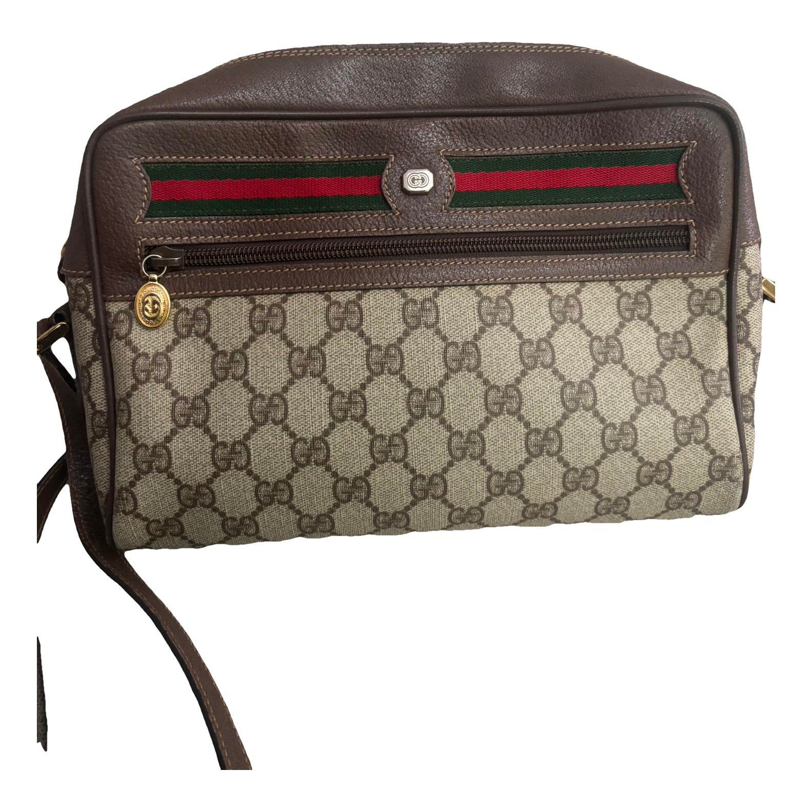 Ophidia leather crossbody bag