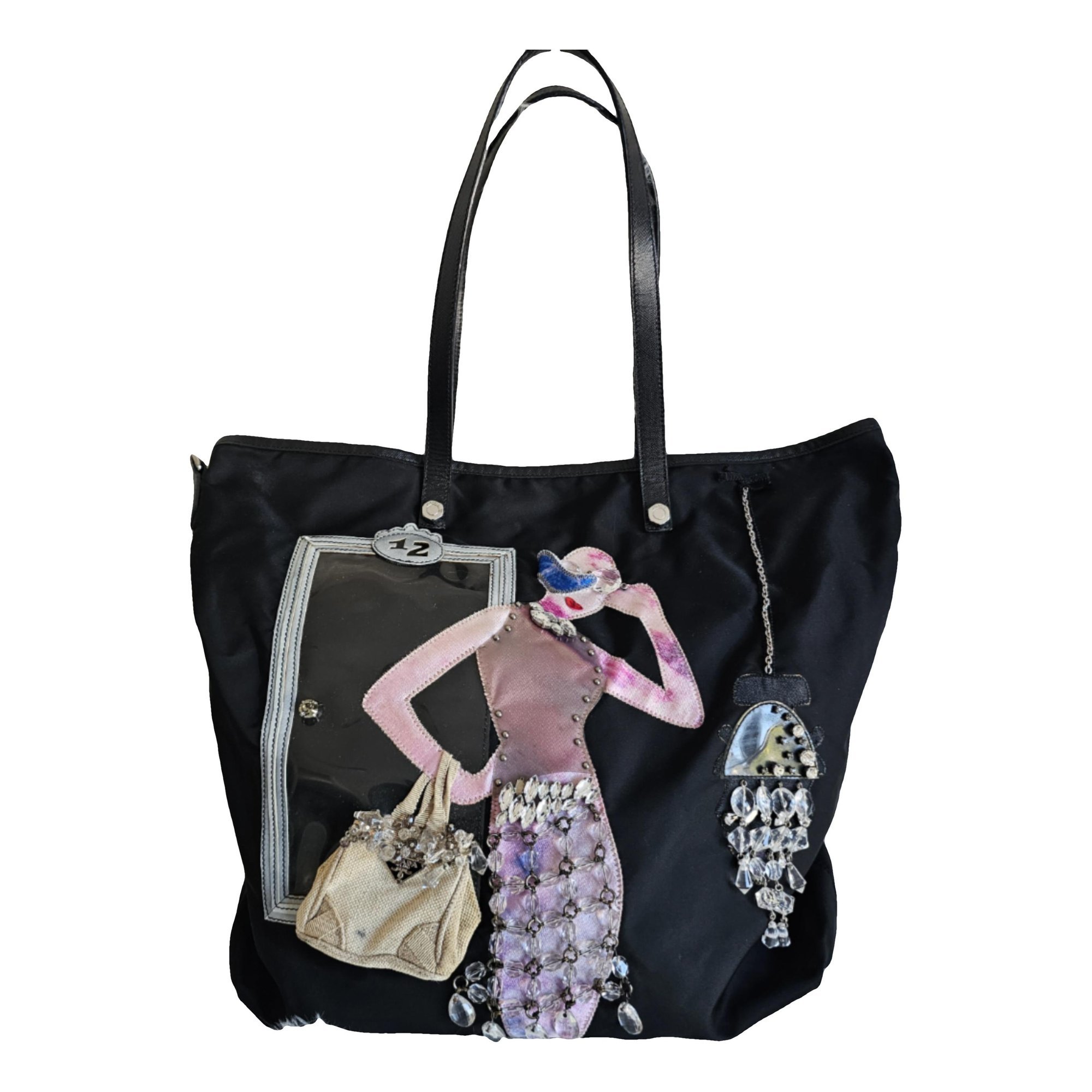 Leather tote