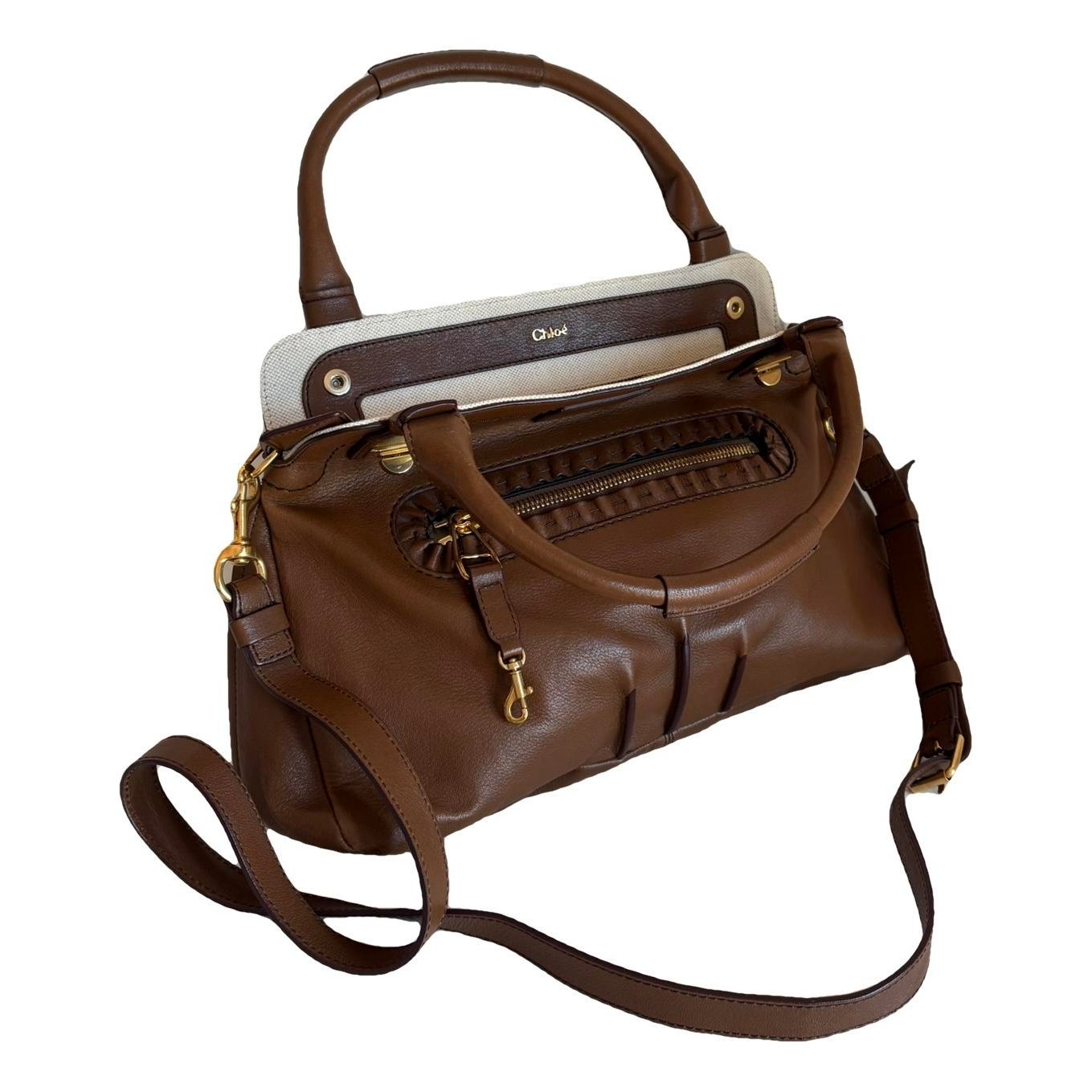 Leather crossbody bag