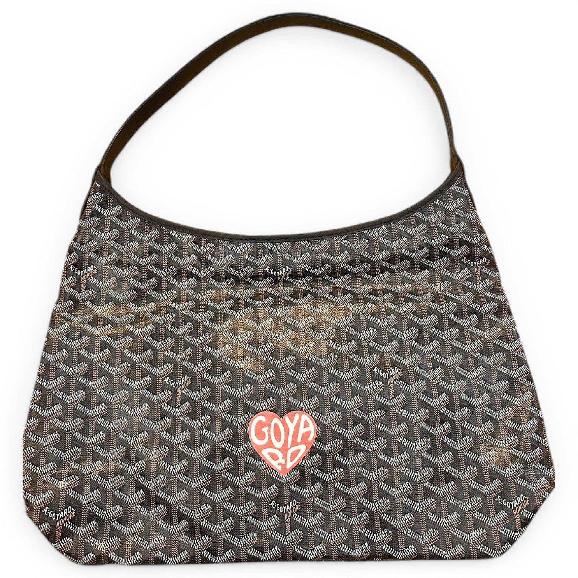 Goyard Hobo Bohème leather handbag