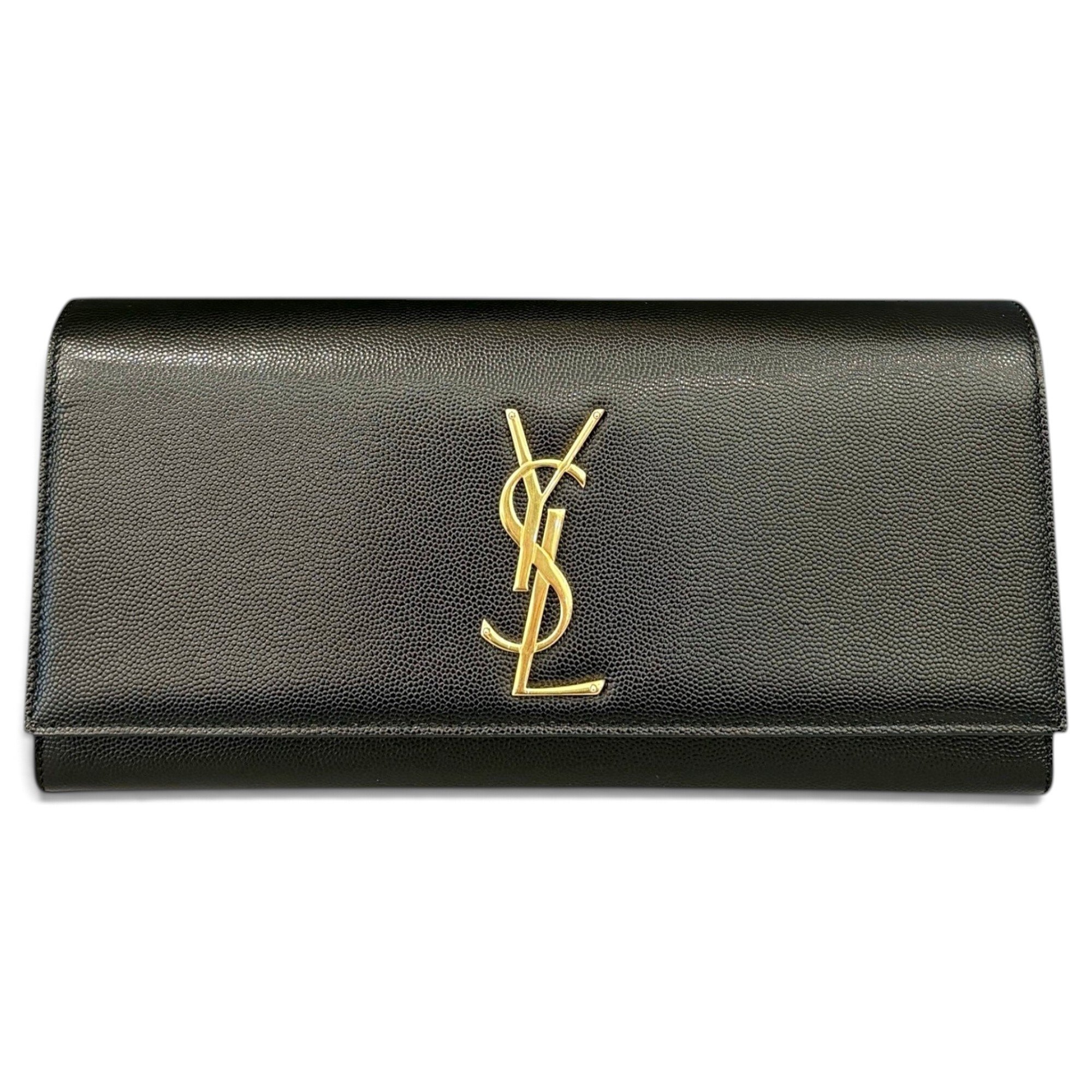 Pony-style calfskin clutch bag