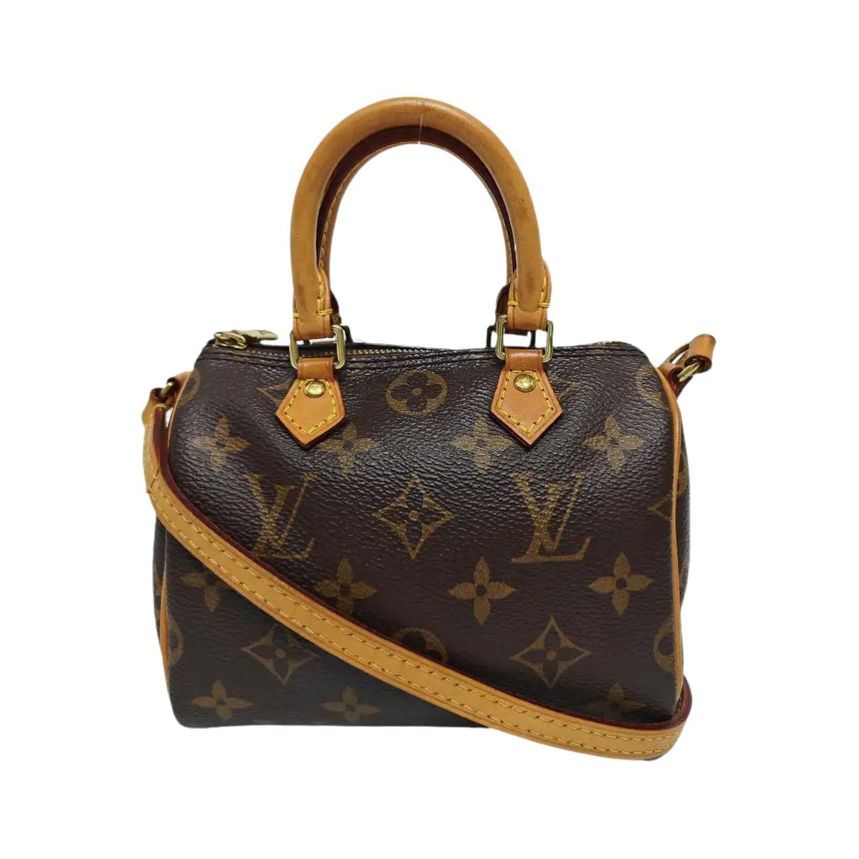 Nano Speedy / Mini HL leather handbag