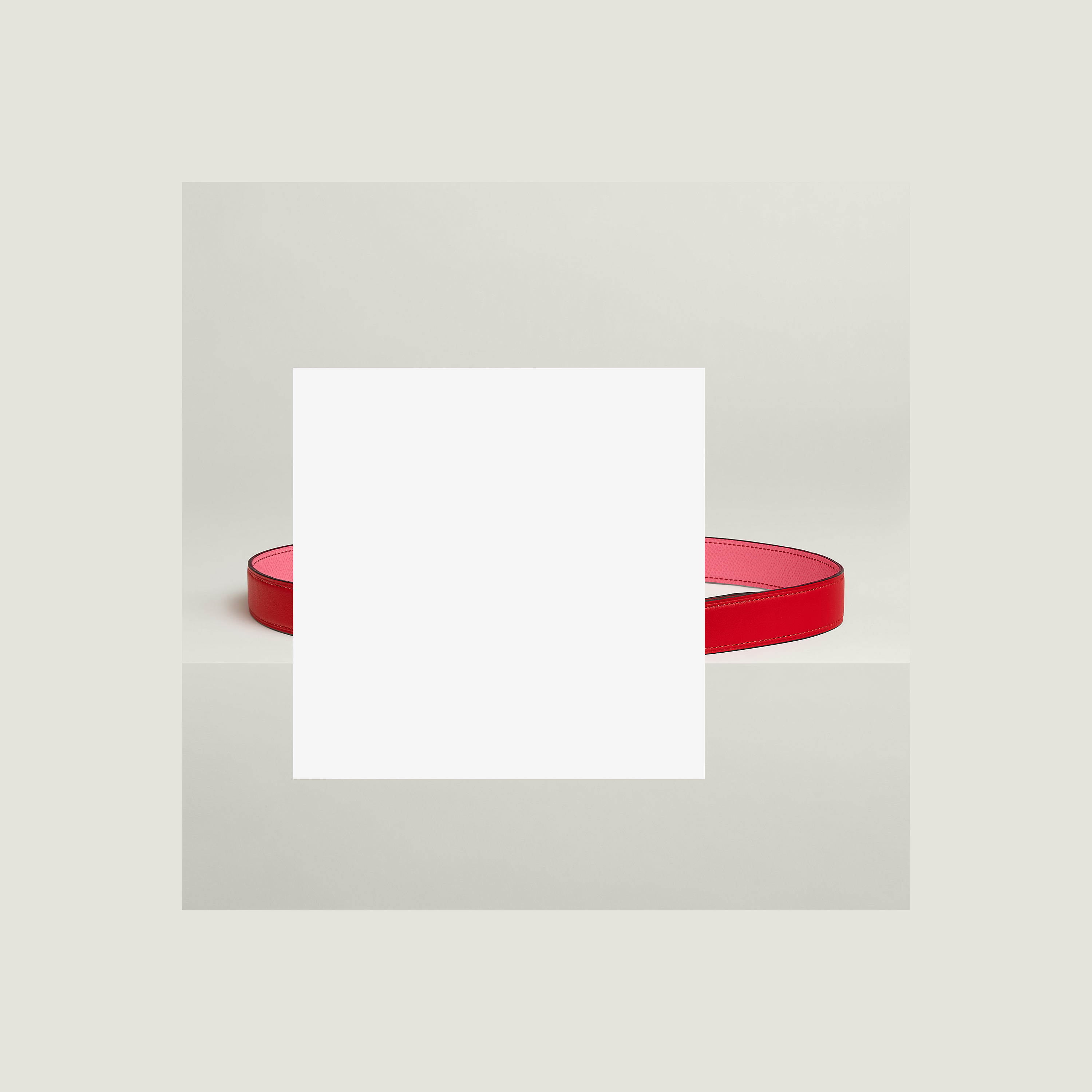 Mors H 벨트 버클 & 리버서블 가죽 스트랩 24mm