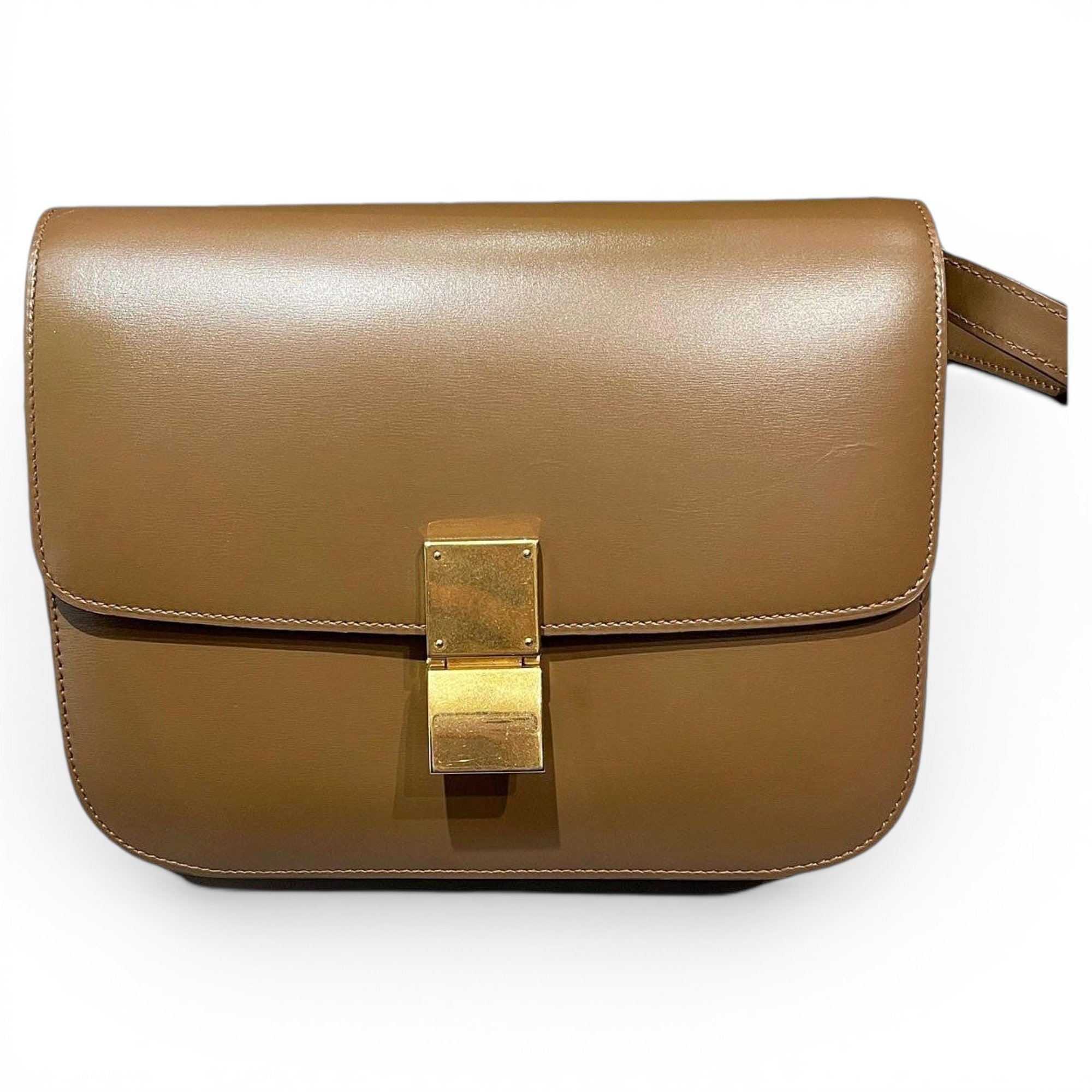 Classic leather handbag