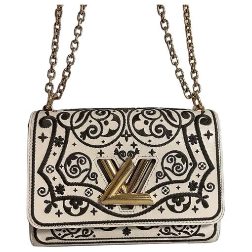 Twist leather crossbody bag