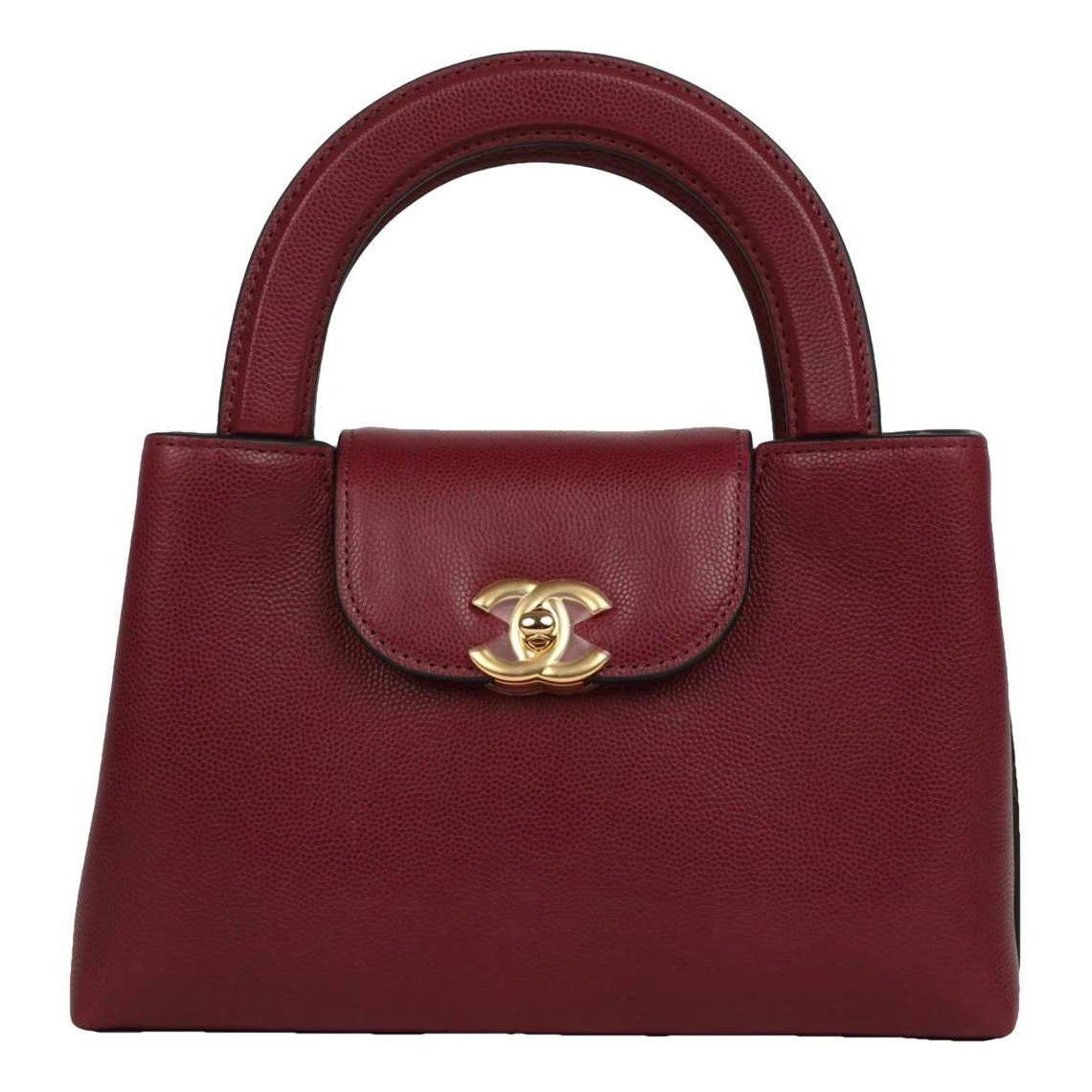 Mini Shopping leather handbag
