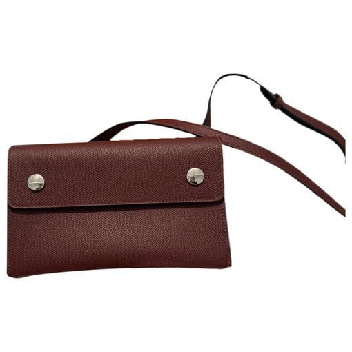 Hermesnap leather crossbody bag
