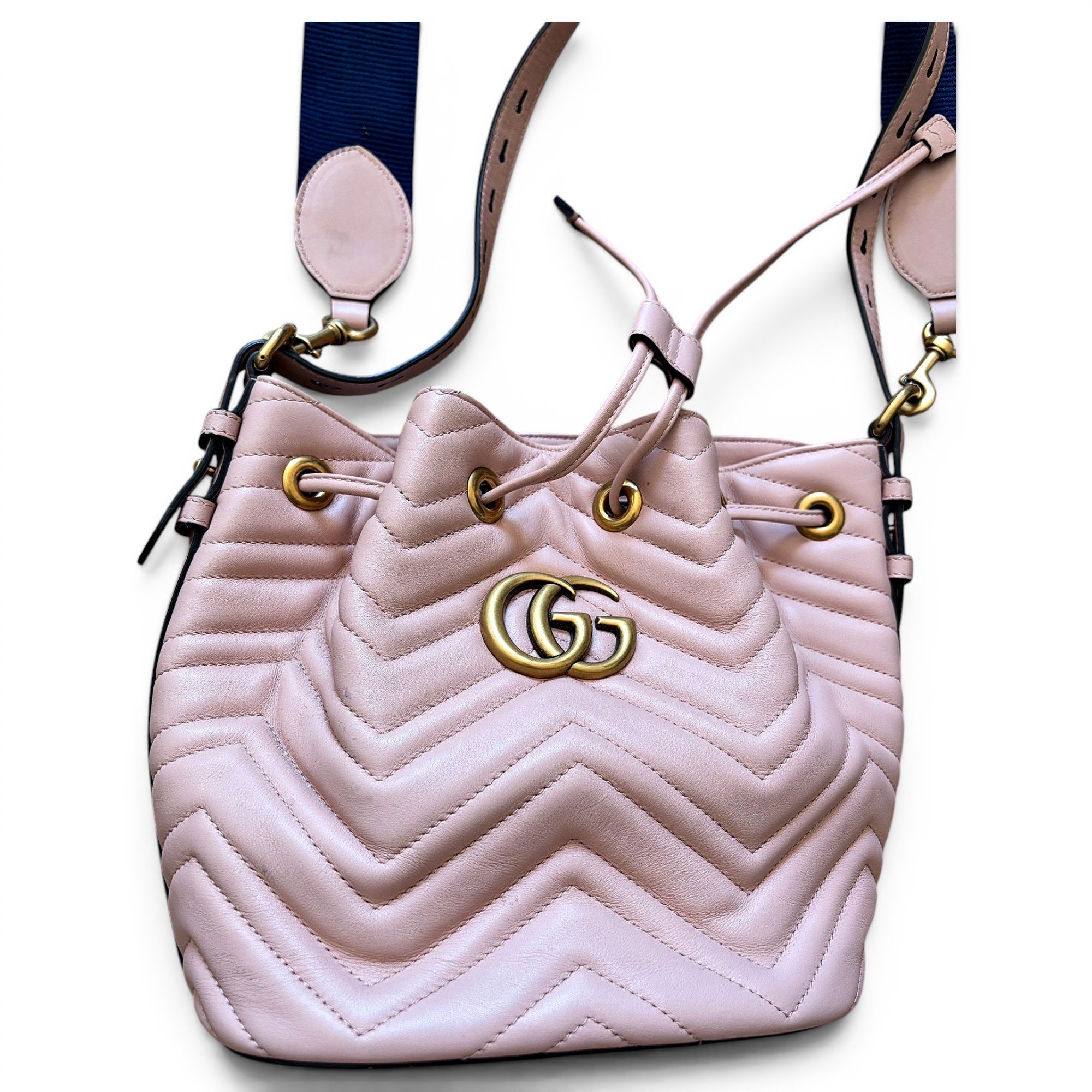 GG Marmont Bucket leather handbag