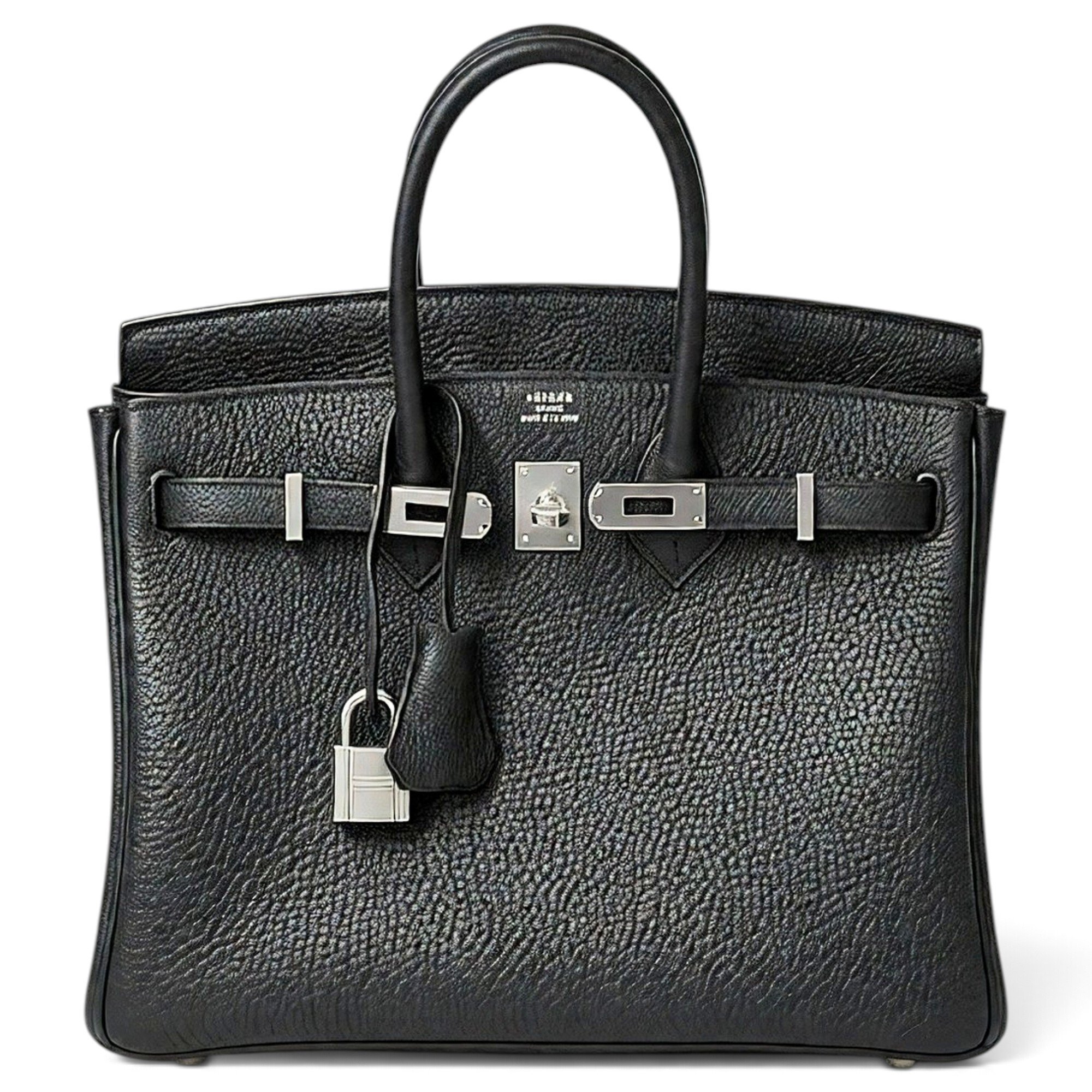 Birkin 25 leather handbag