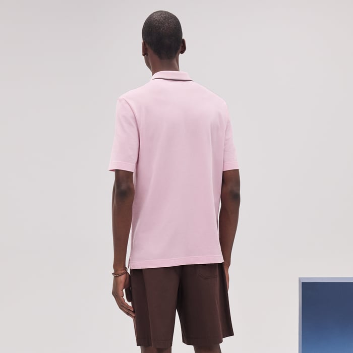 Guimauve "Piqures Sellier" Polo Shirt