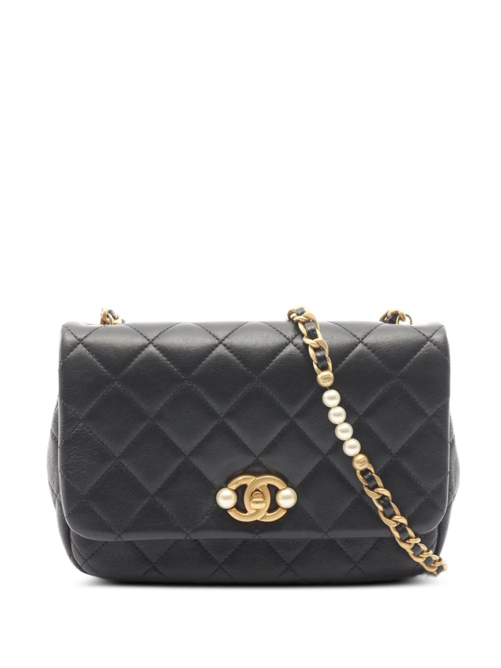 matelassé chain shoulder bag