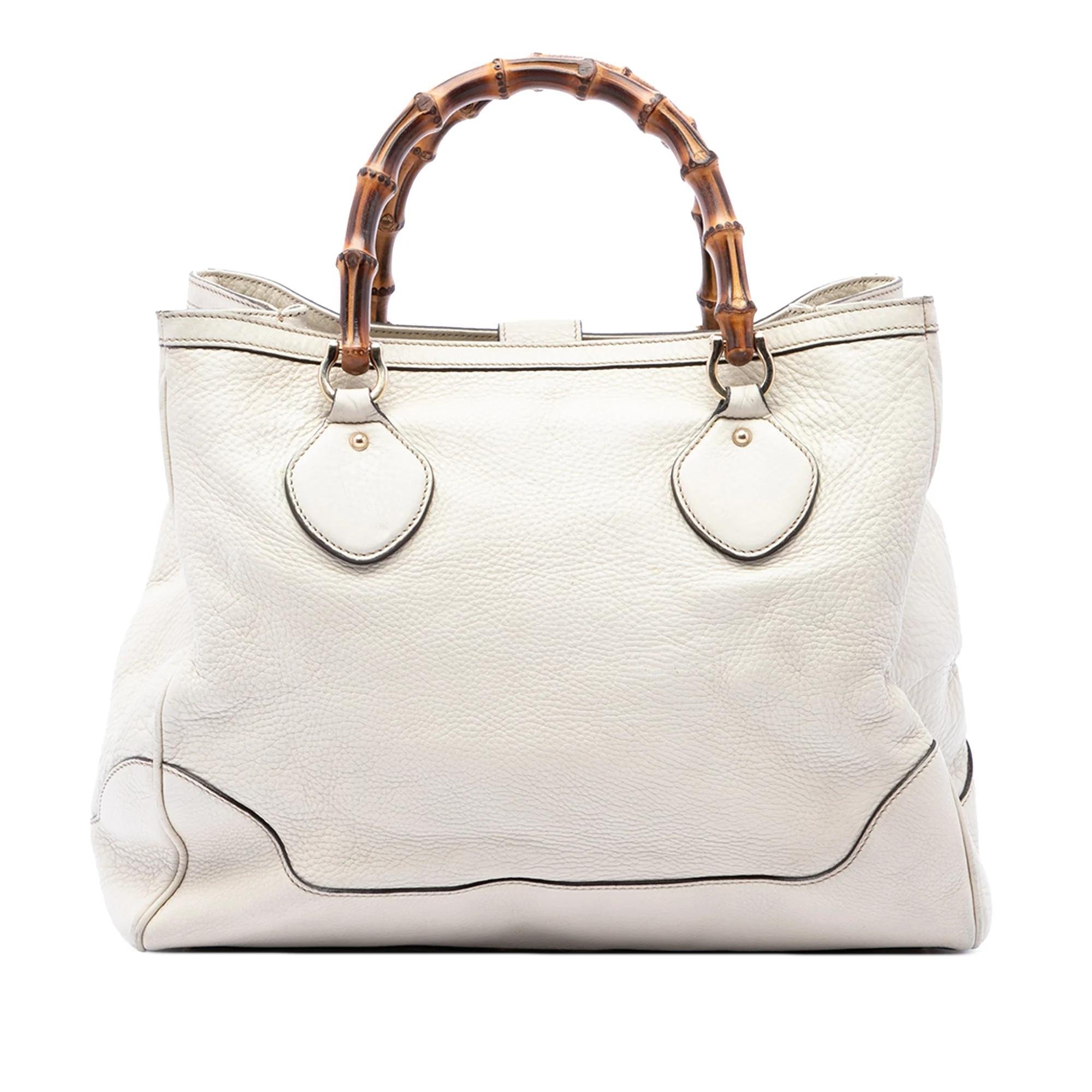 Bamboo pony-style calfskin handbag