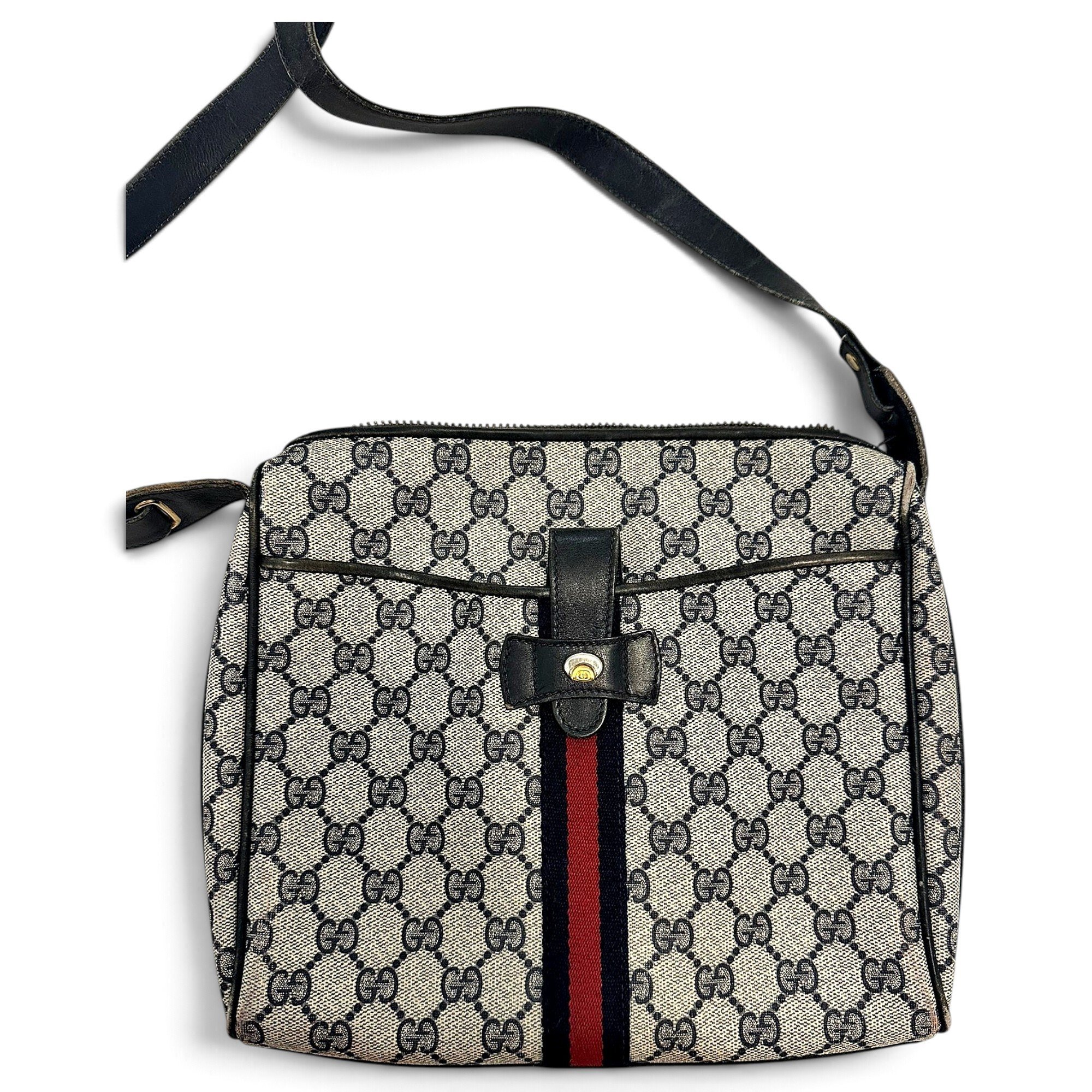 Ophidia GG Supreme leather handbag