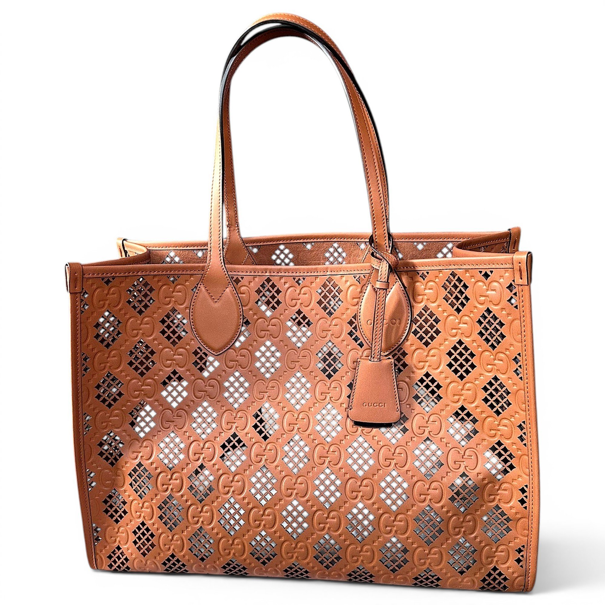 Leather tote