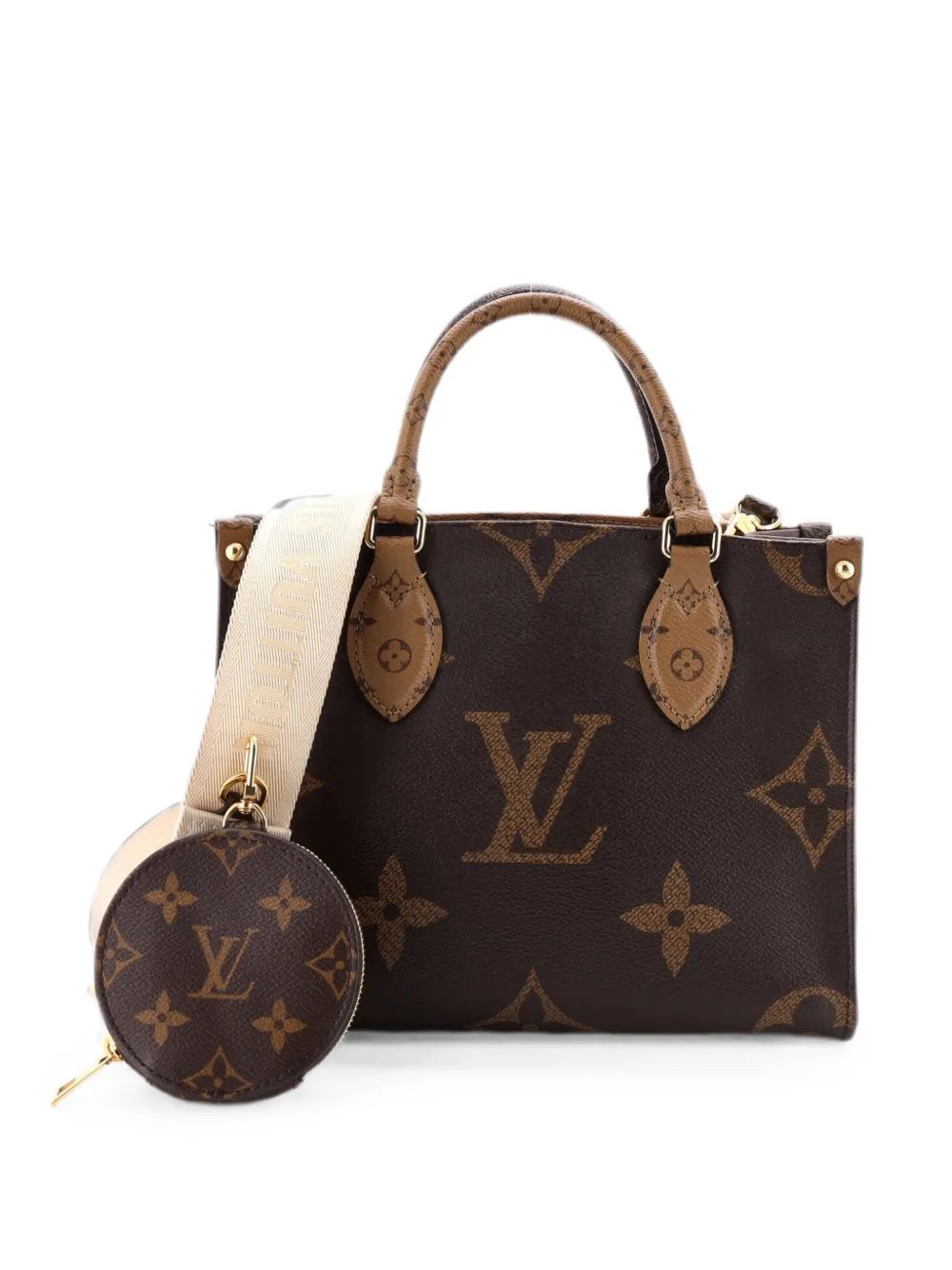 OnTheGo Tote Reverse Monogram Giant PM shoulder bag