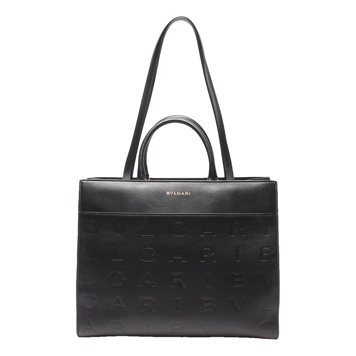 Leather tote