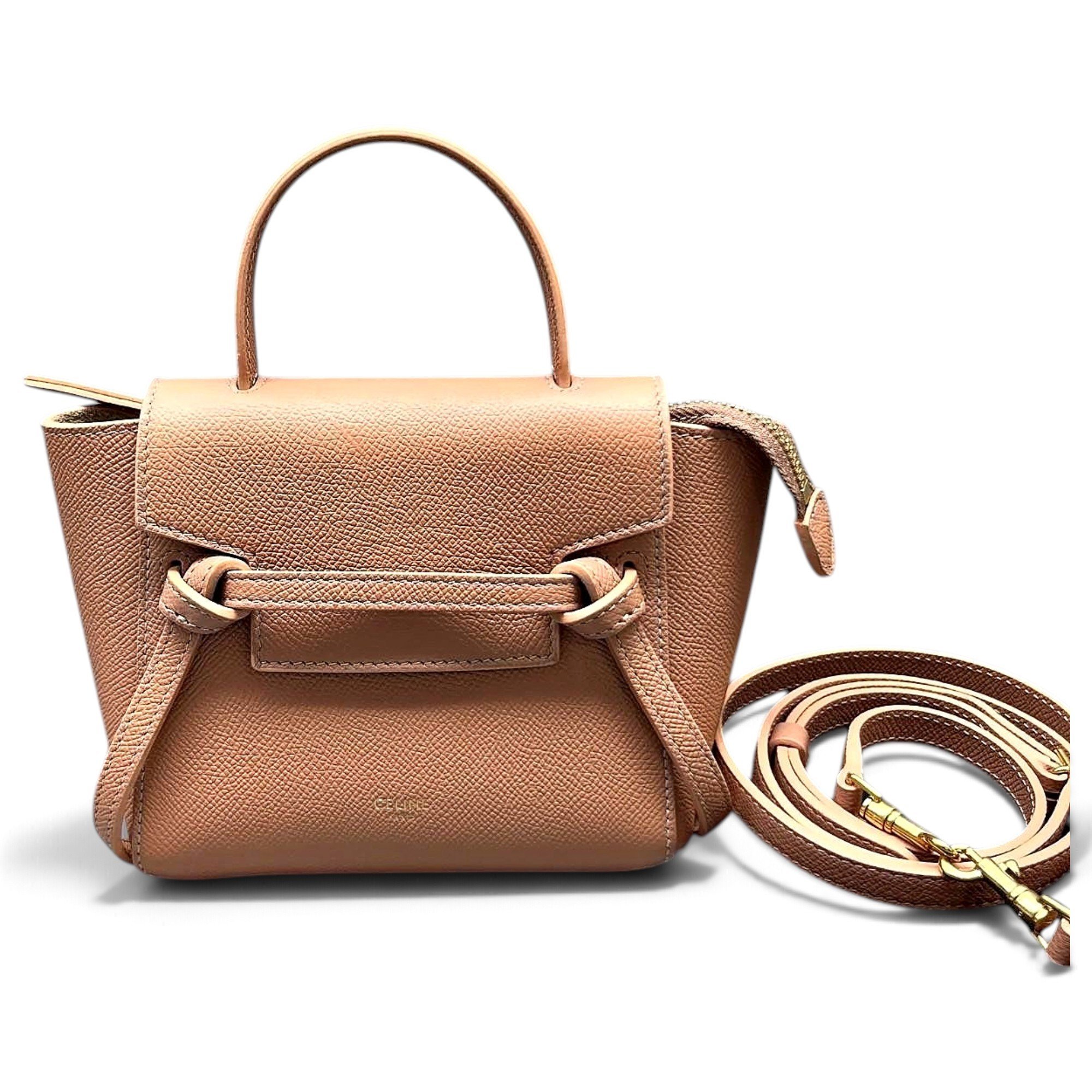 Belt leather mini bag
