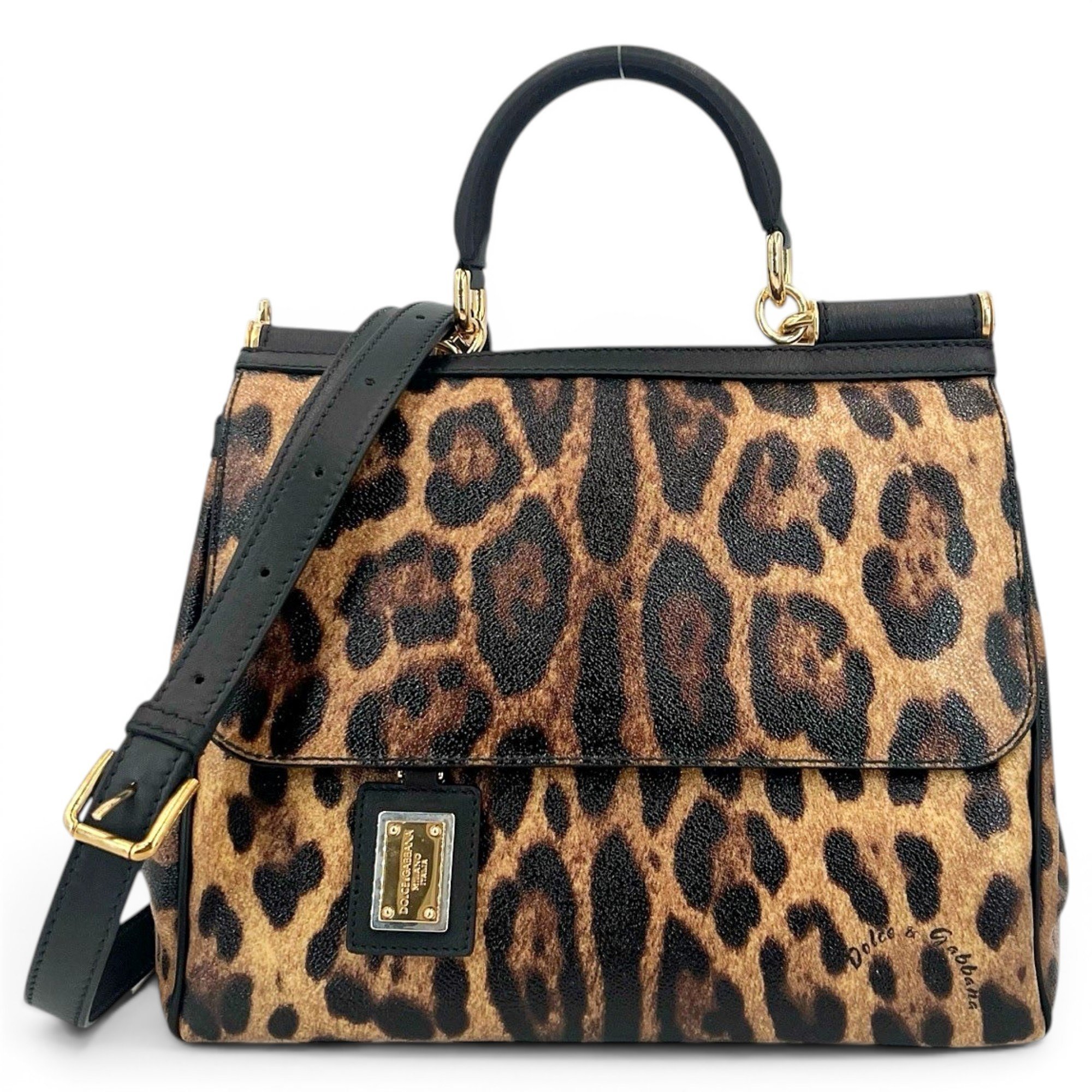 Leather handbag