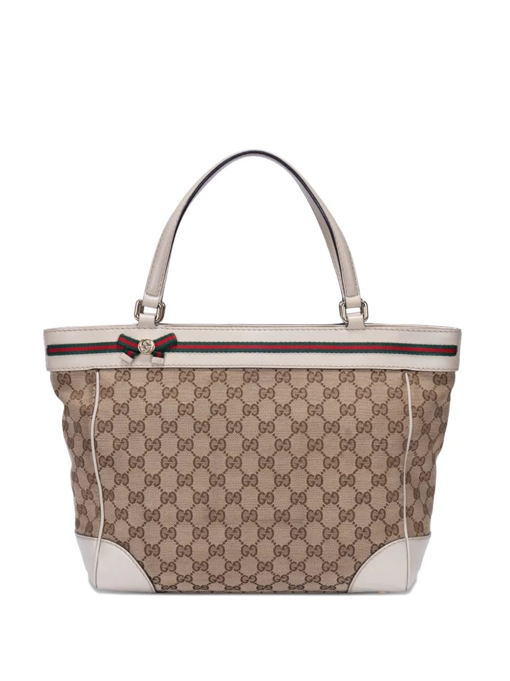 Mayfair logo stripe tote bag