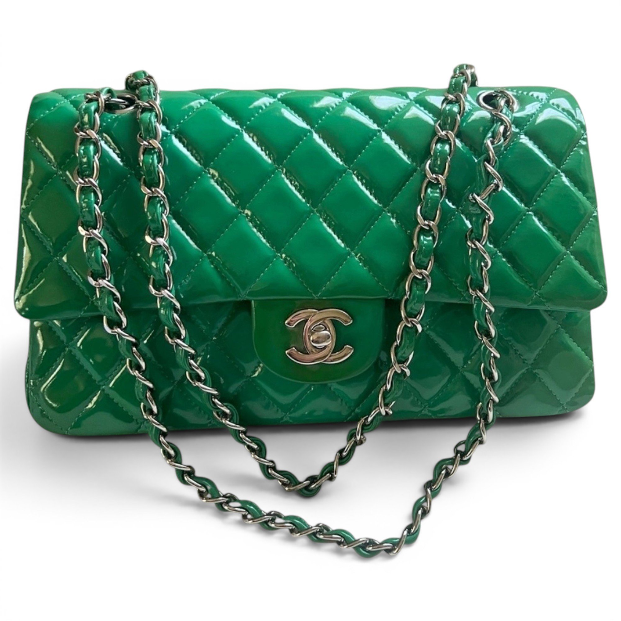 Chanel Timeless/Classique patent leather handbag