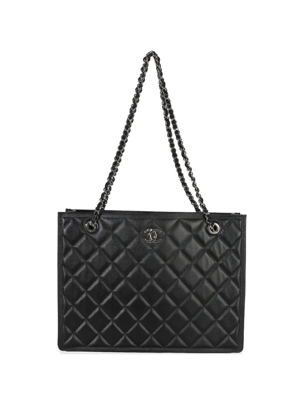large CC-plaque tote bag