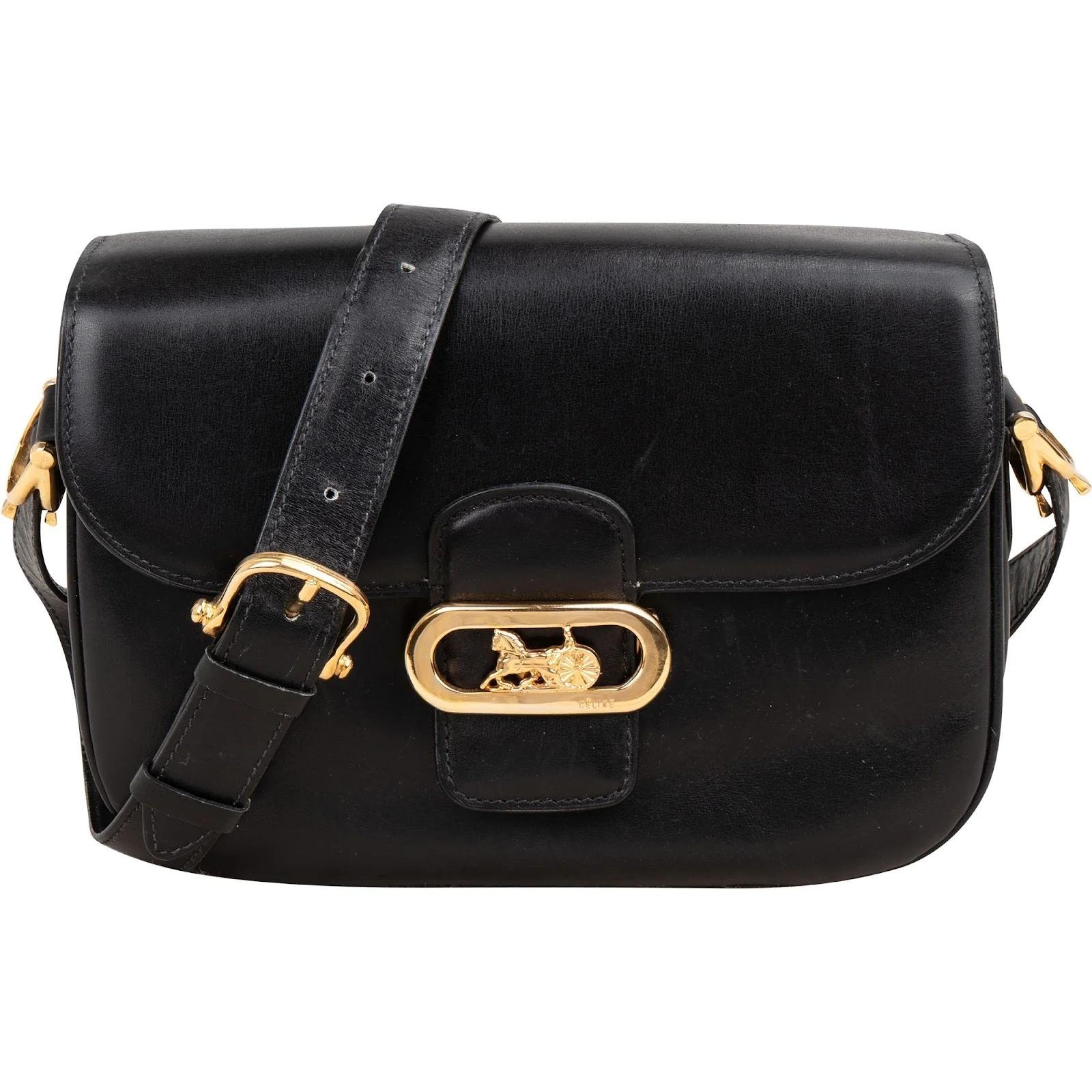 Triomphe leather crossbody bag