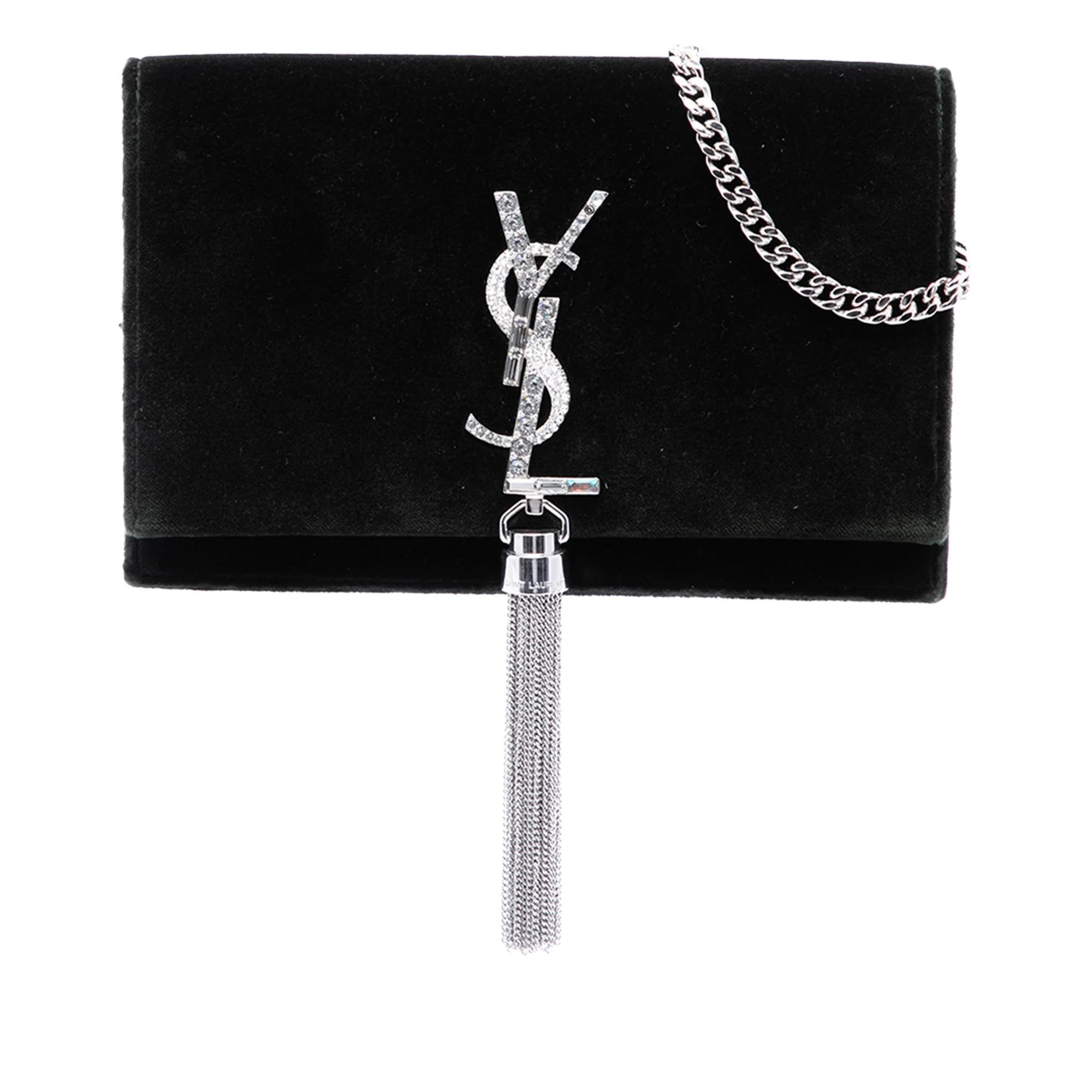 Kate monogramme velvet handbag