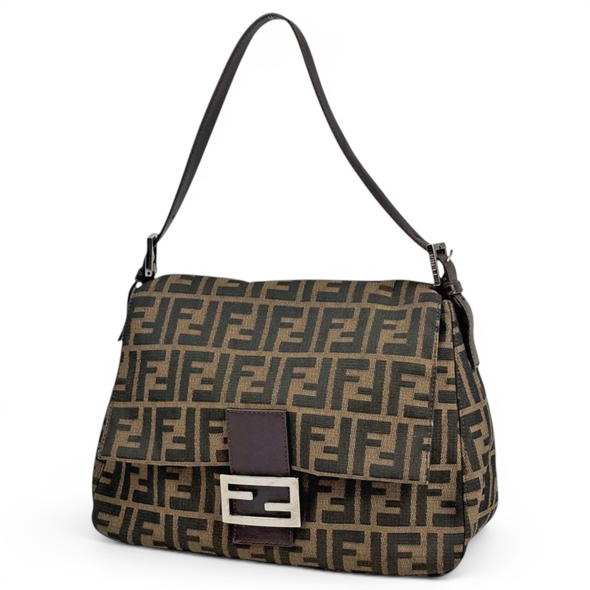 Baguette leather handbag