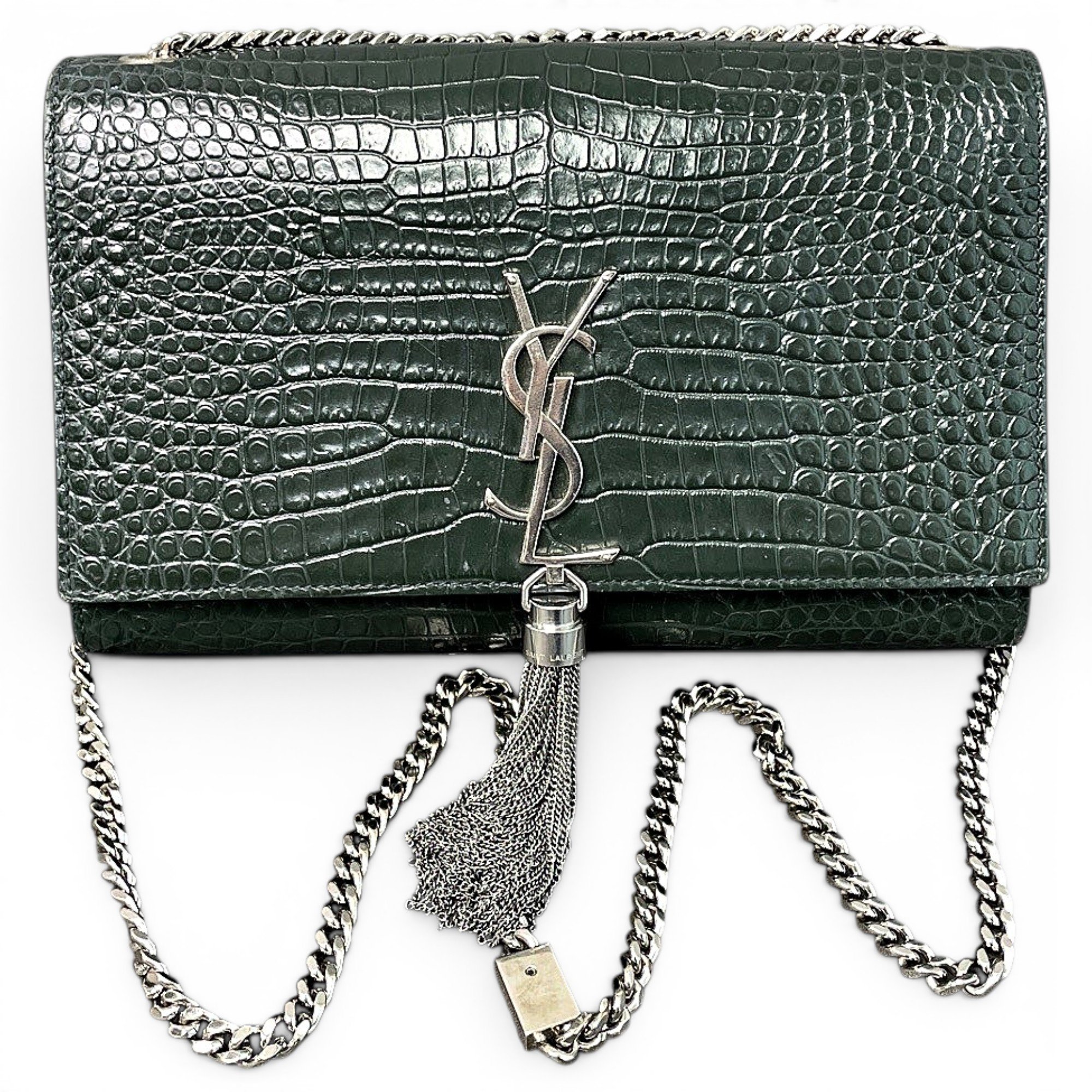 Pompom Kate leather handbag