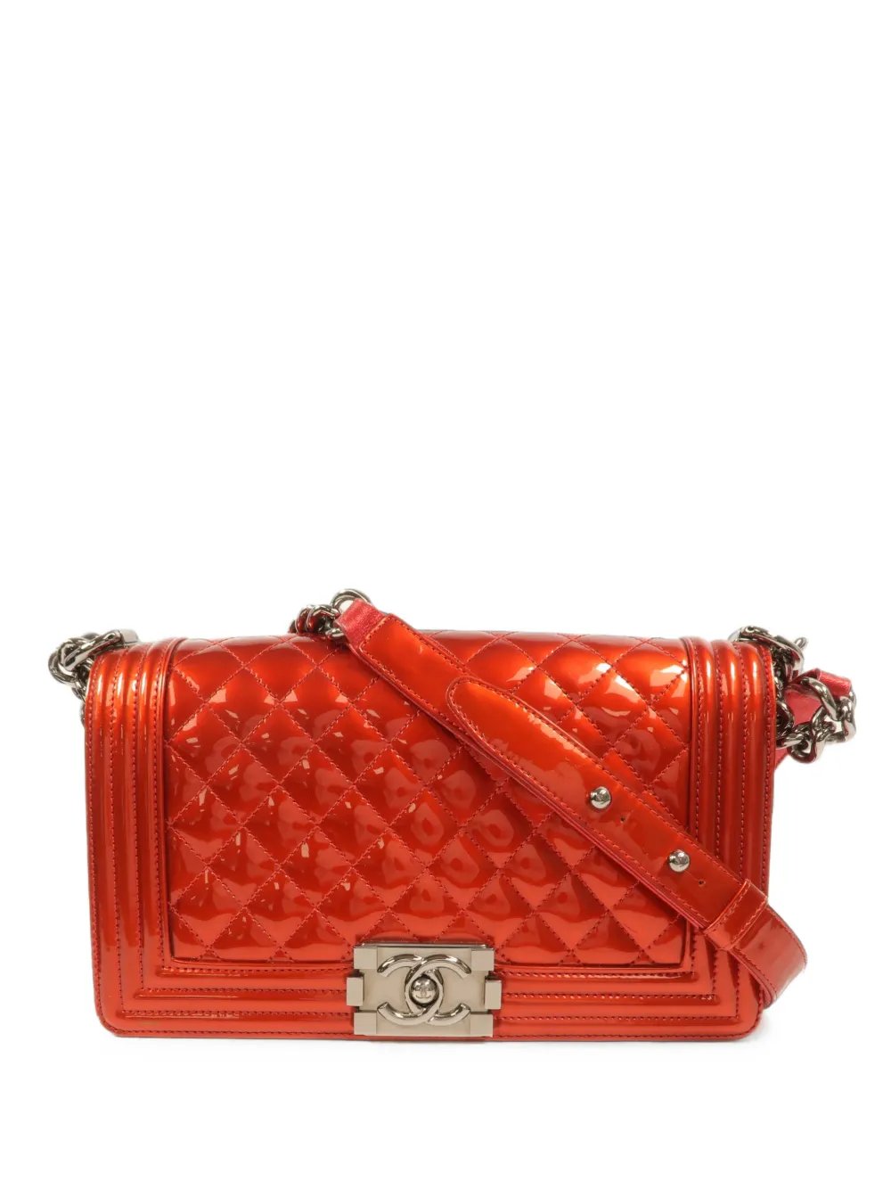 Boy diamond-quilted shoulder bag